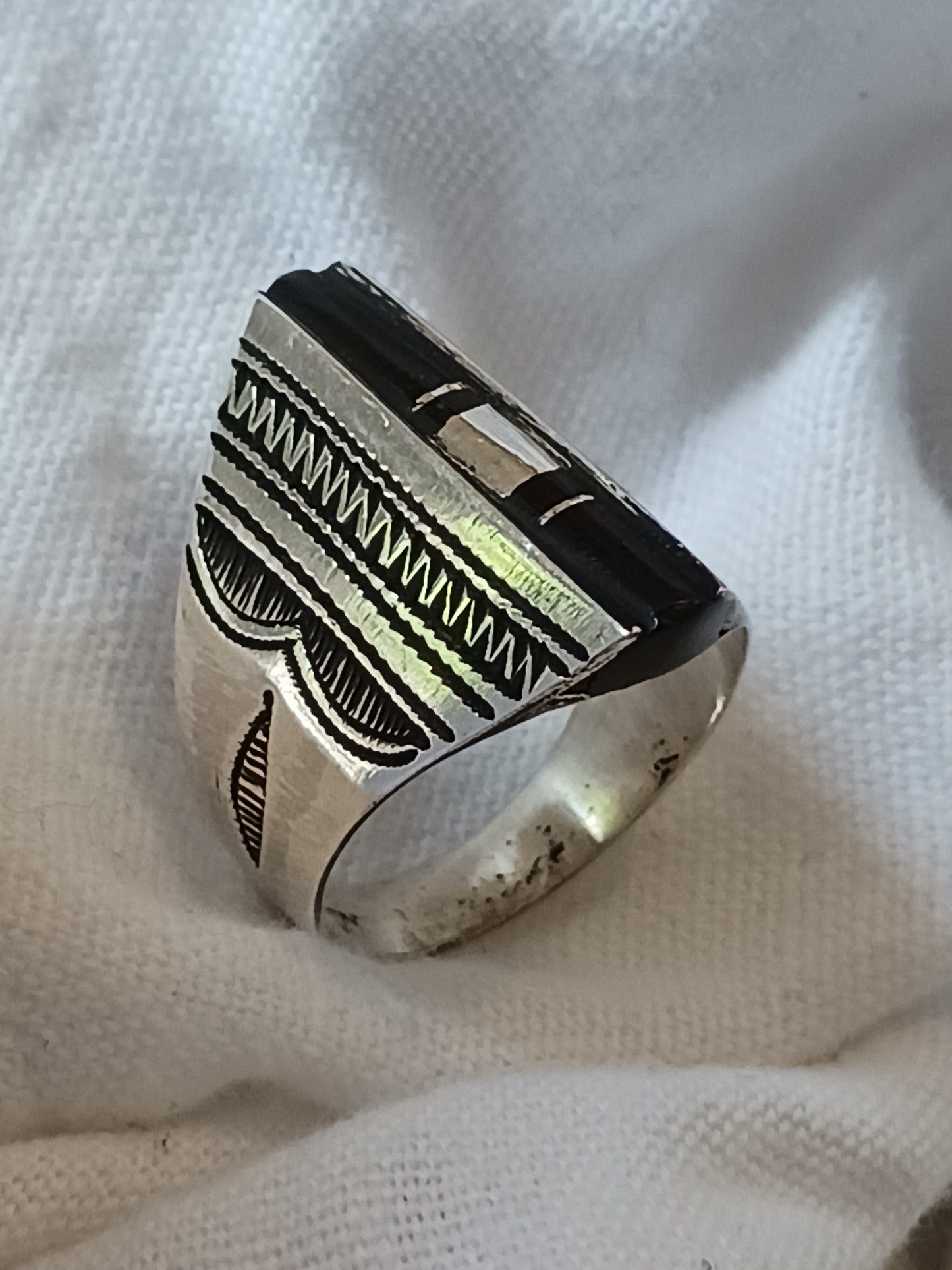 Bague touareg en argent massif