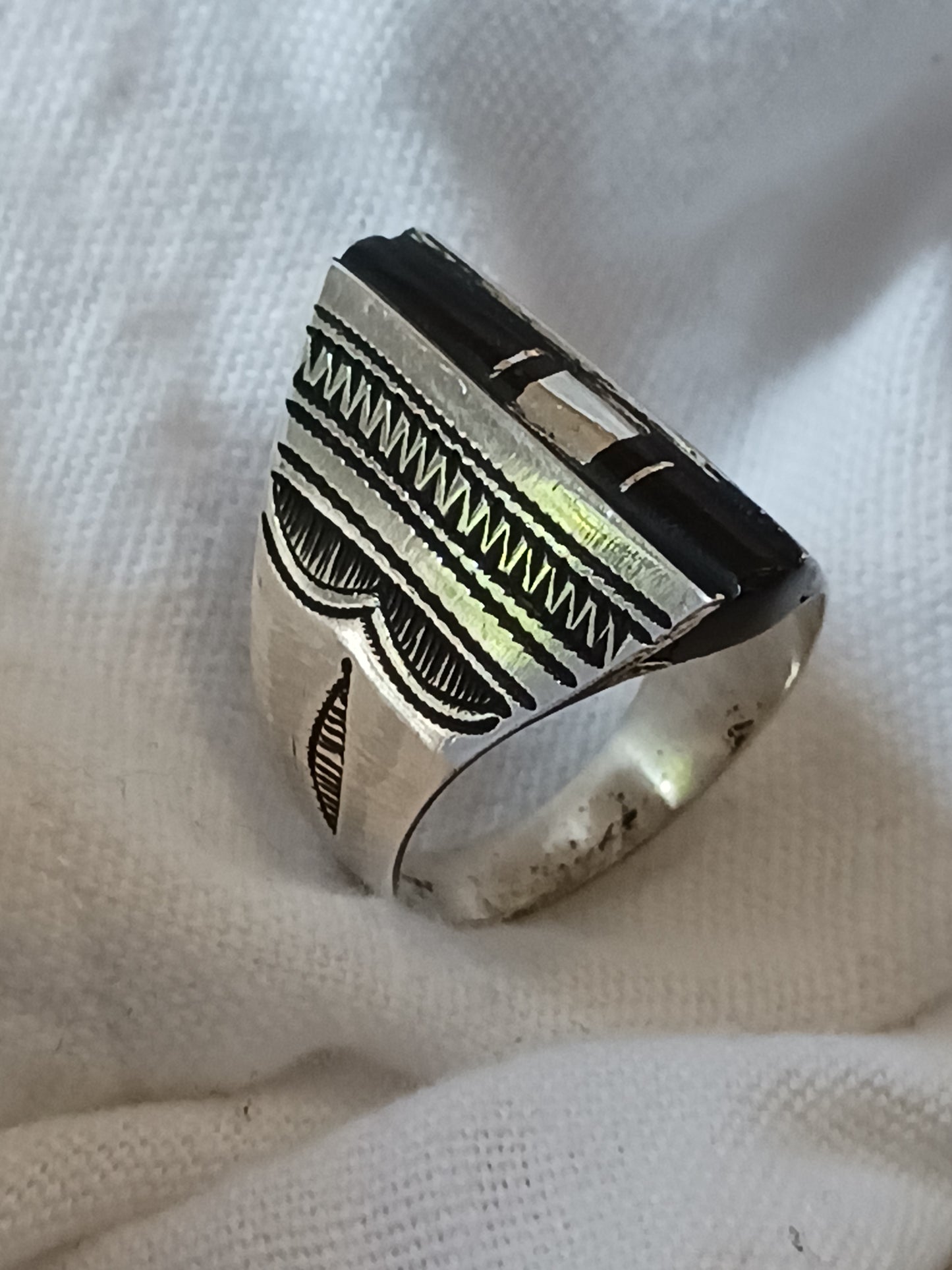 Bague touareg en argent massif