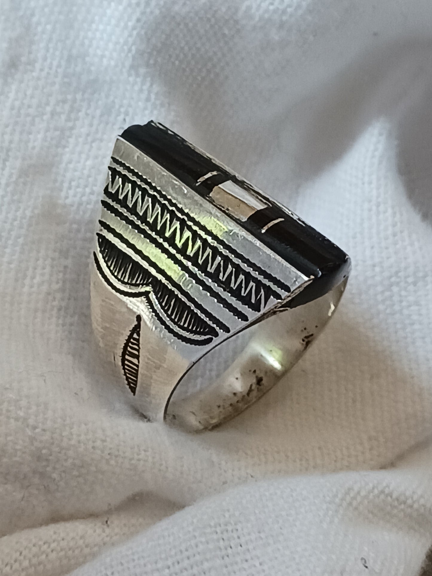 Bague touareg en argent massif