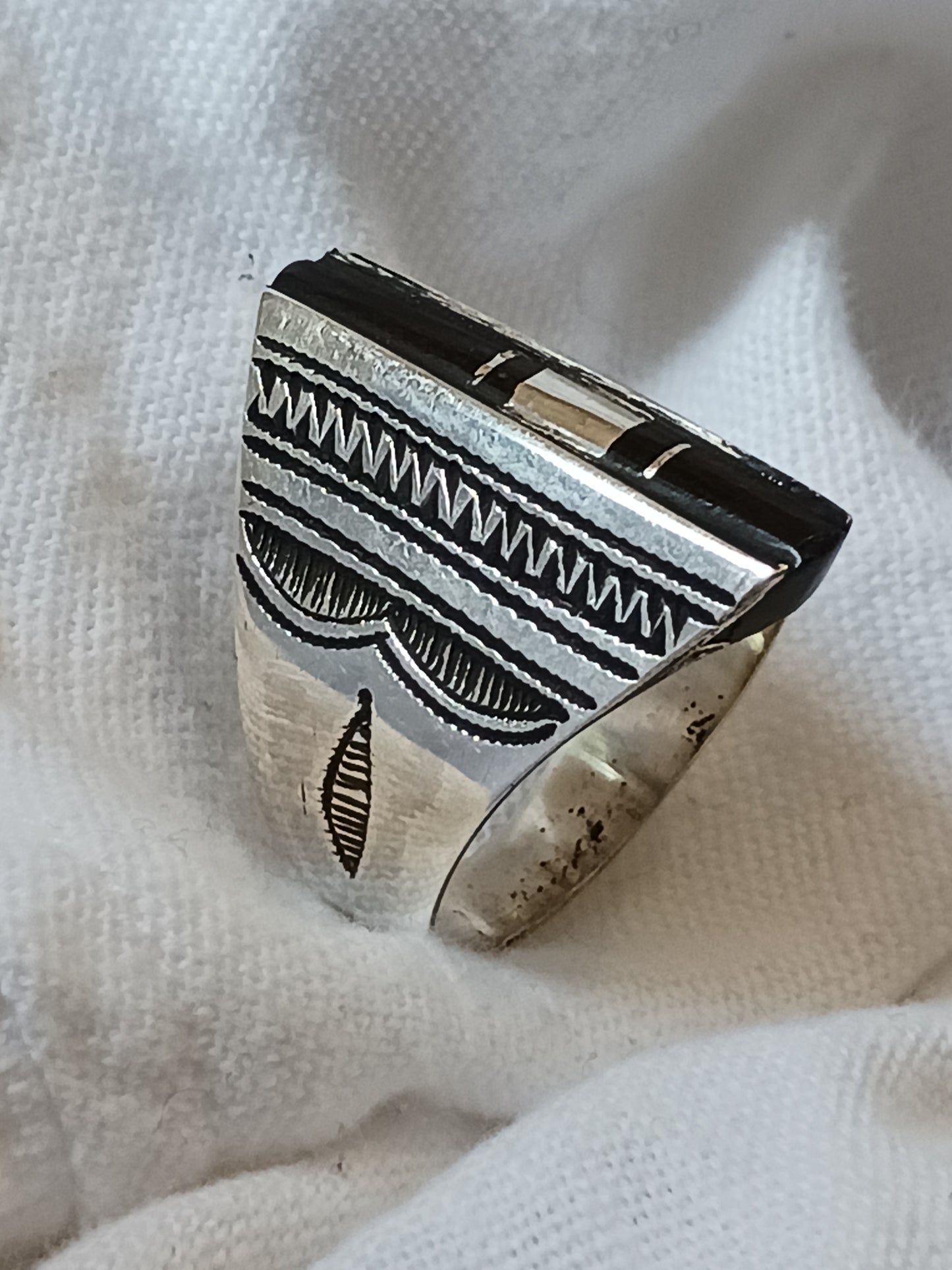 Bague touareg en argent massif