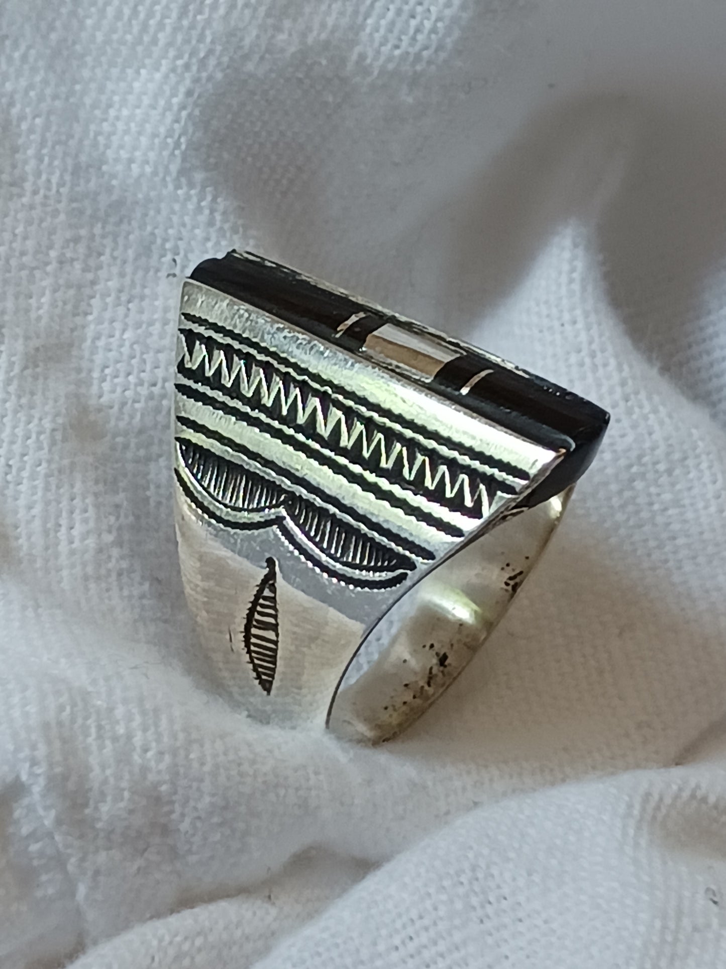 Bague touareg en argent massif