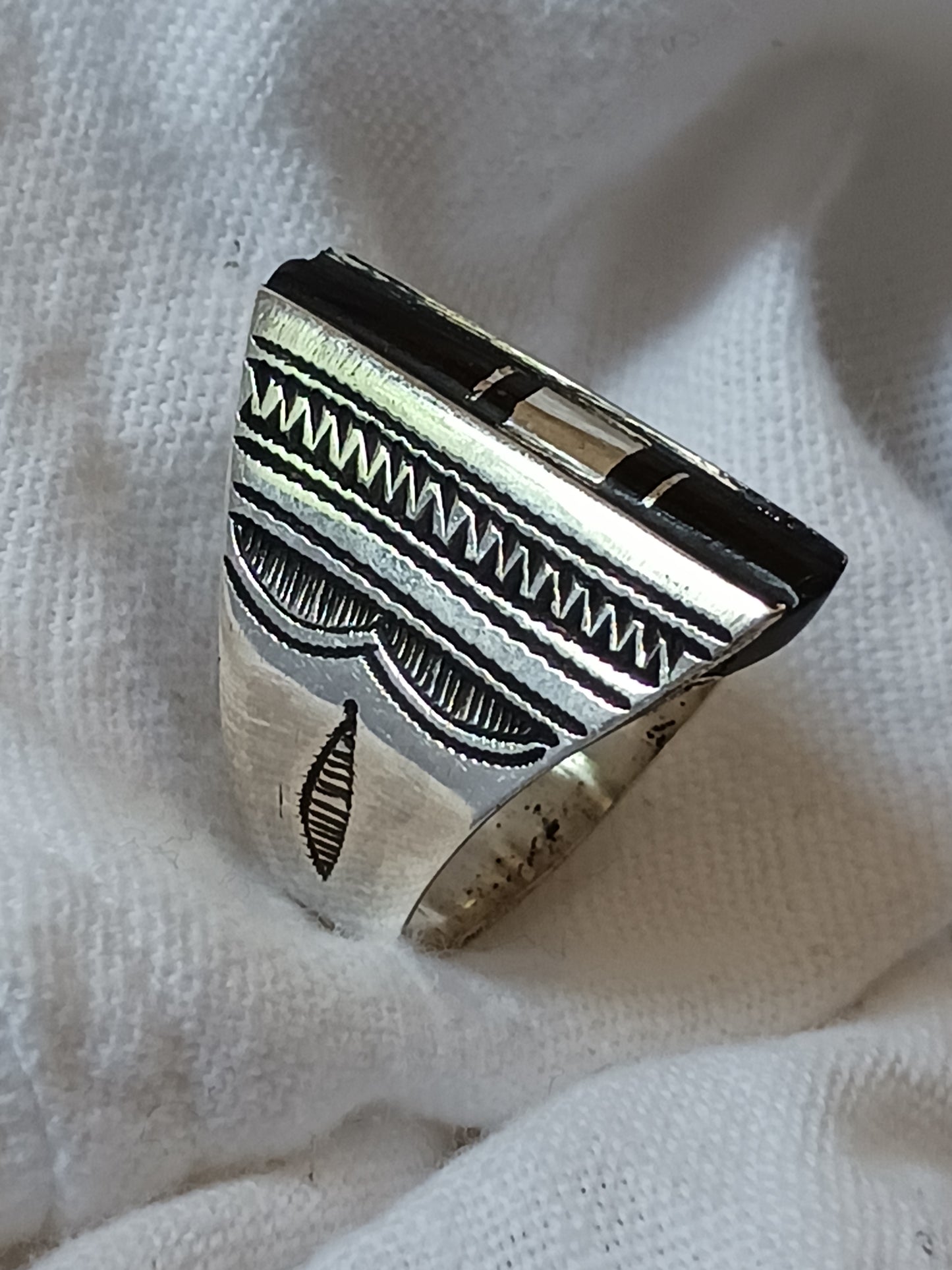 Bague touareg en argent massif