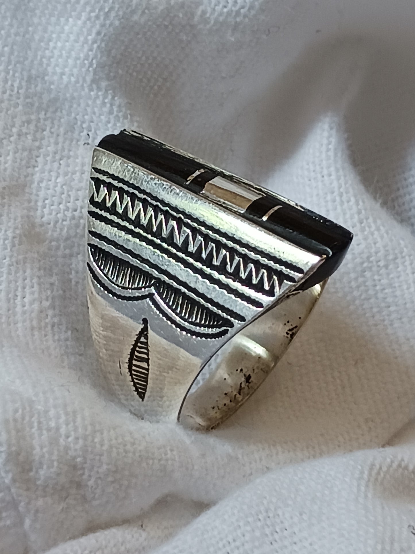 Bague touareg en argent massif