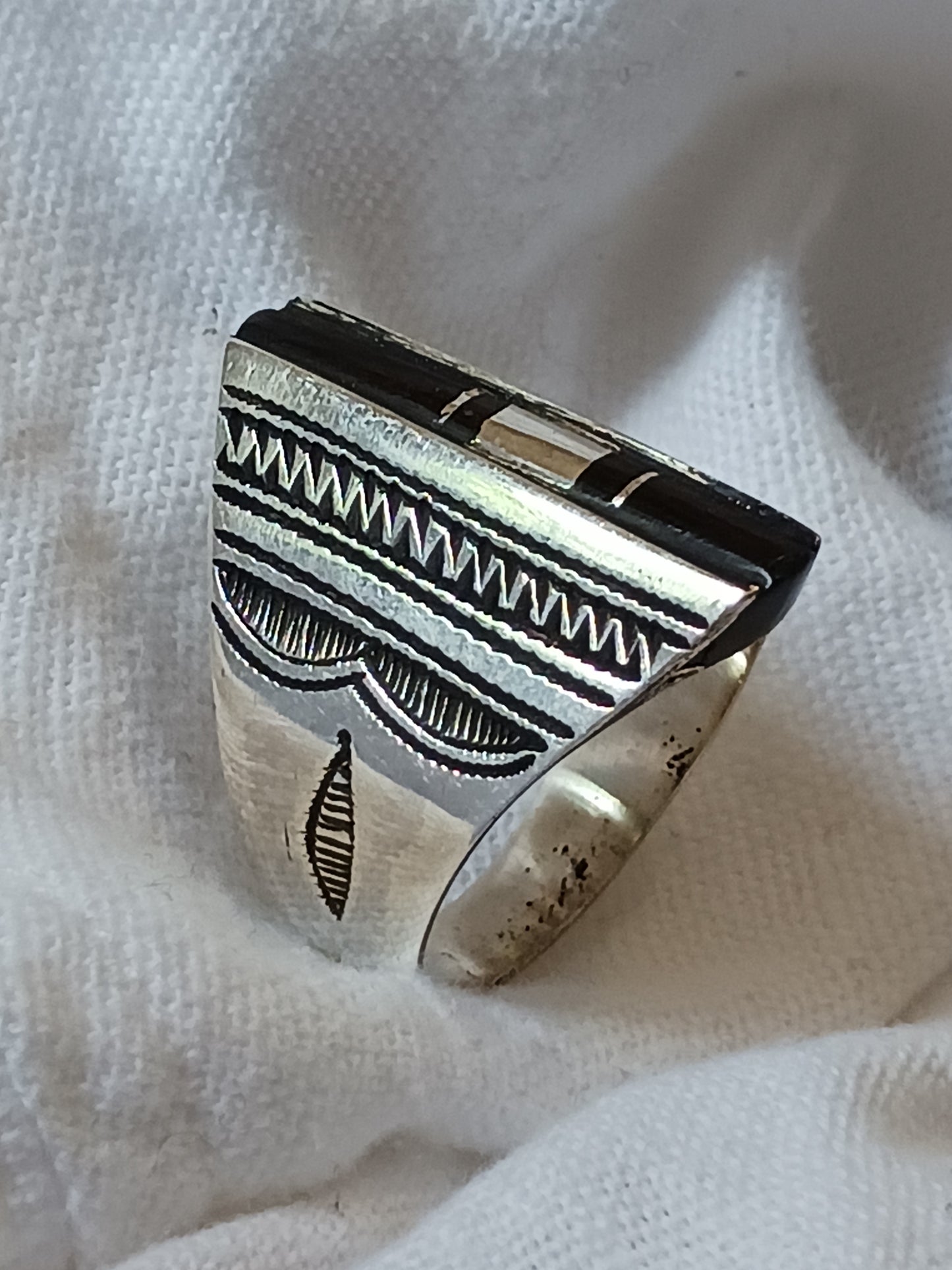 Bague touareg en argent massif
