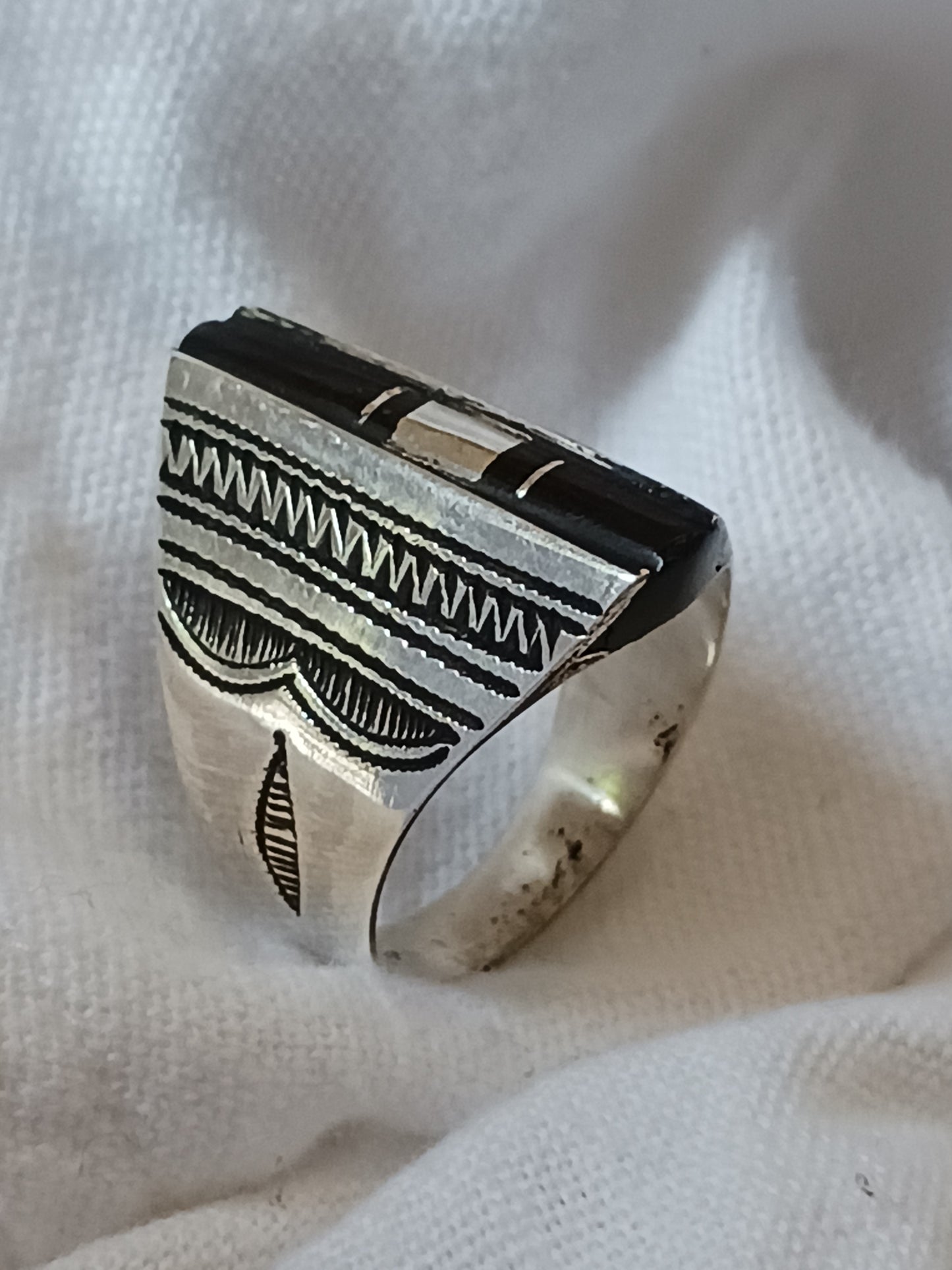 Bague touareg en argent massif