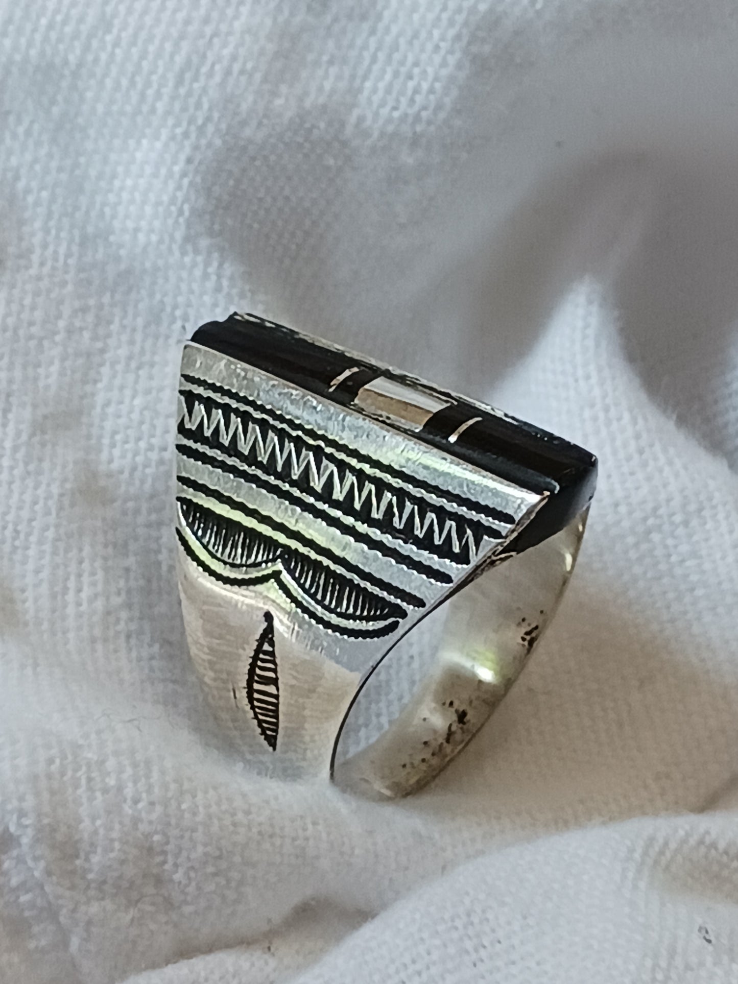 Bague touareg en argent massif