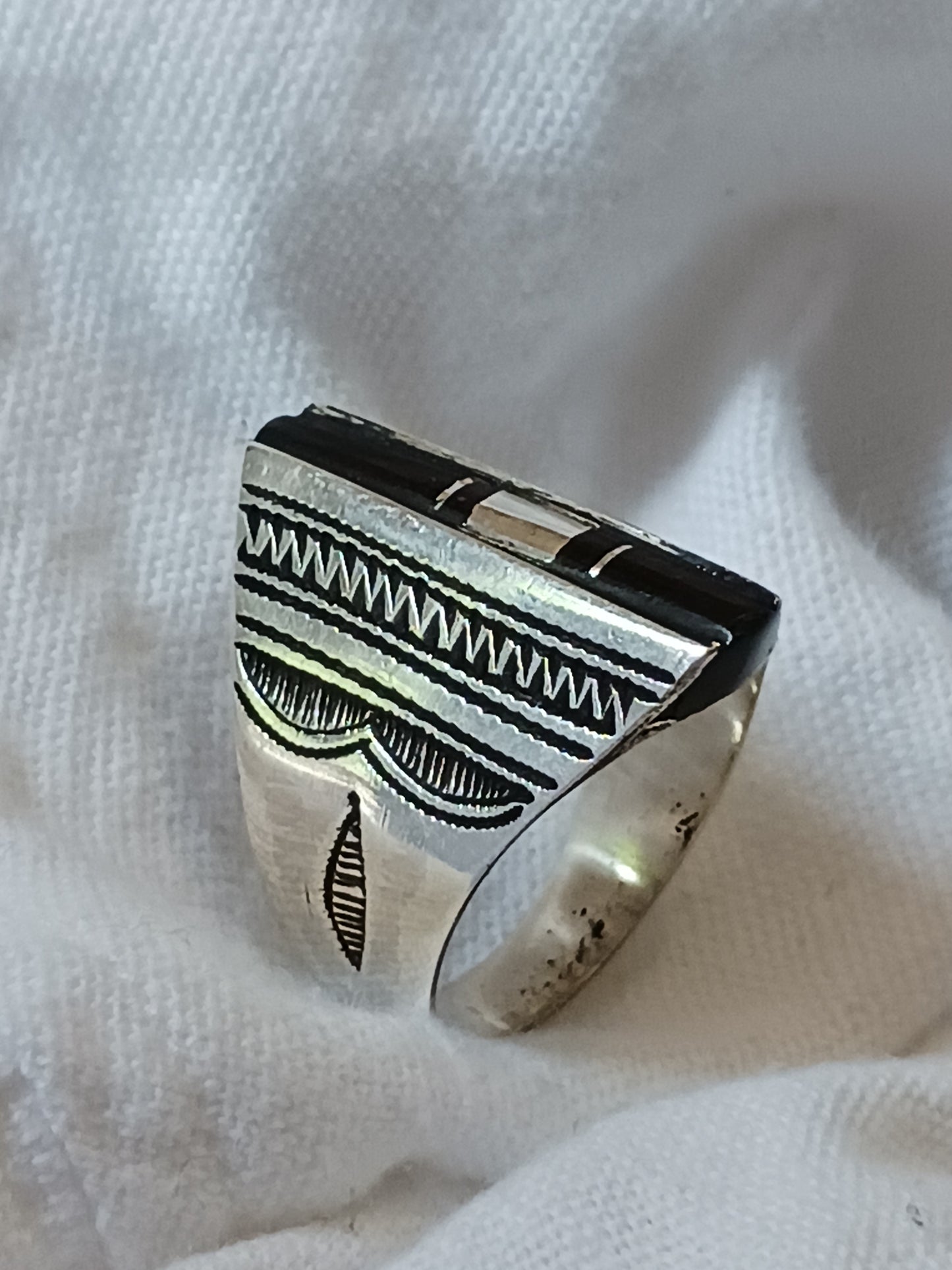 Bague touareg en argent massif
