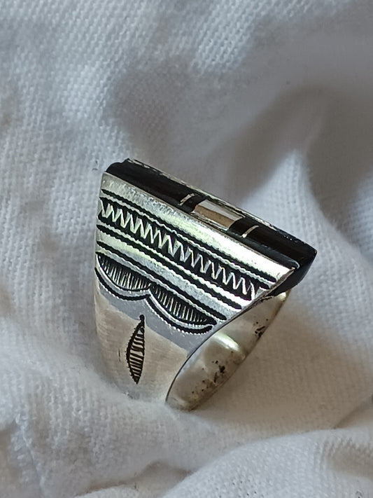 Bague touareg en argent massif