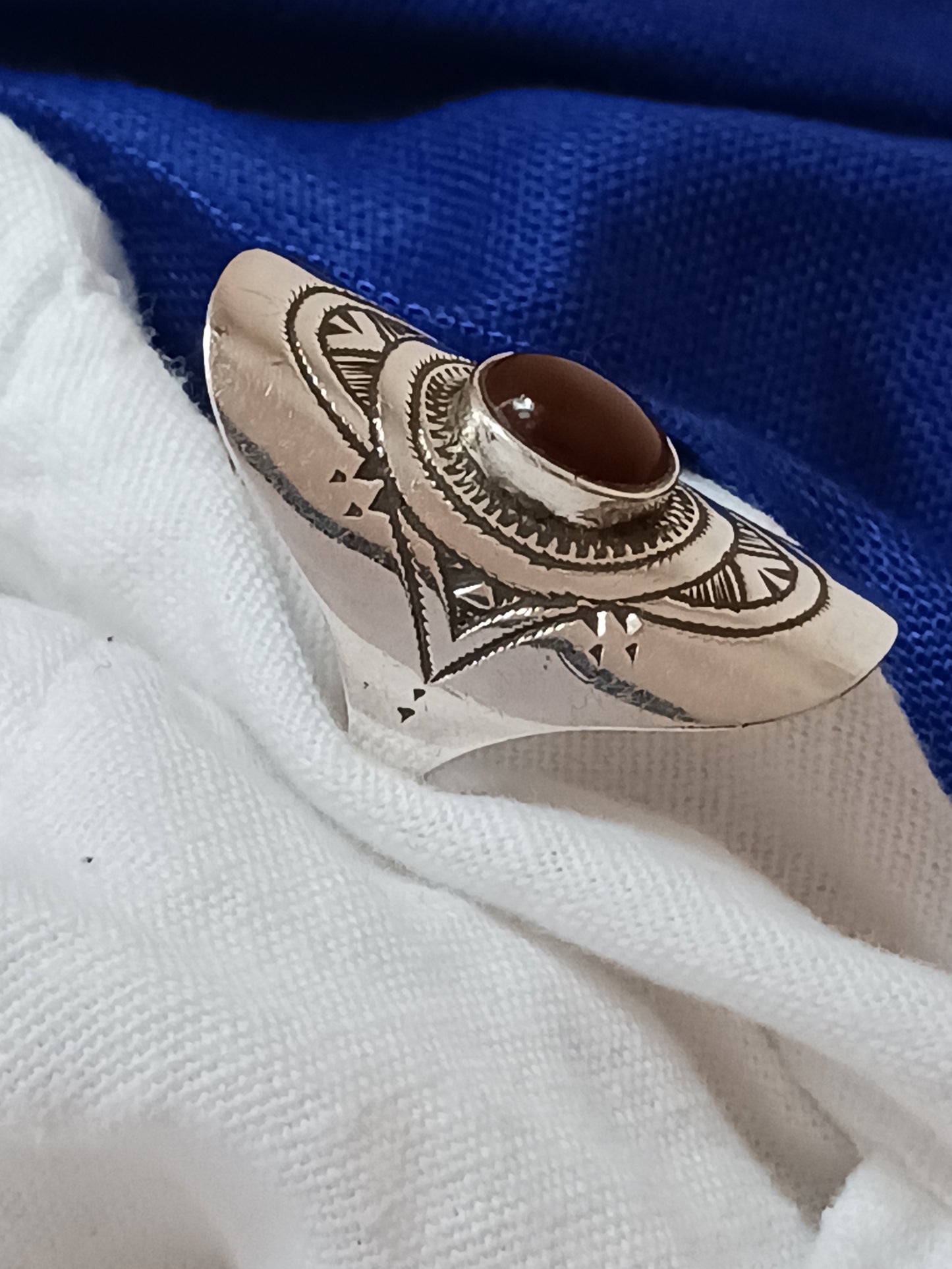 Bague touareg en argent massif