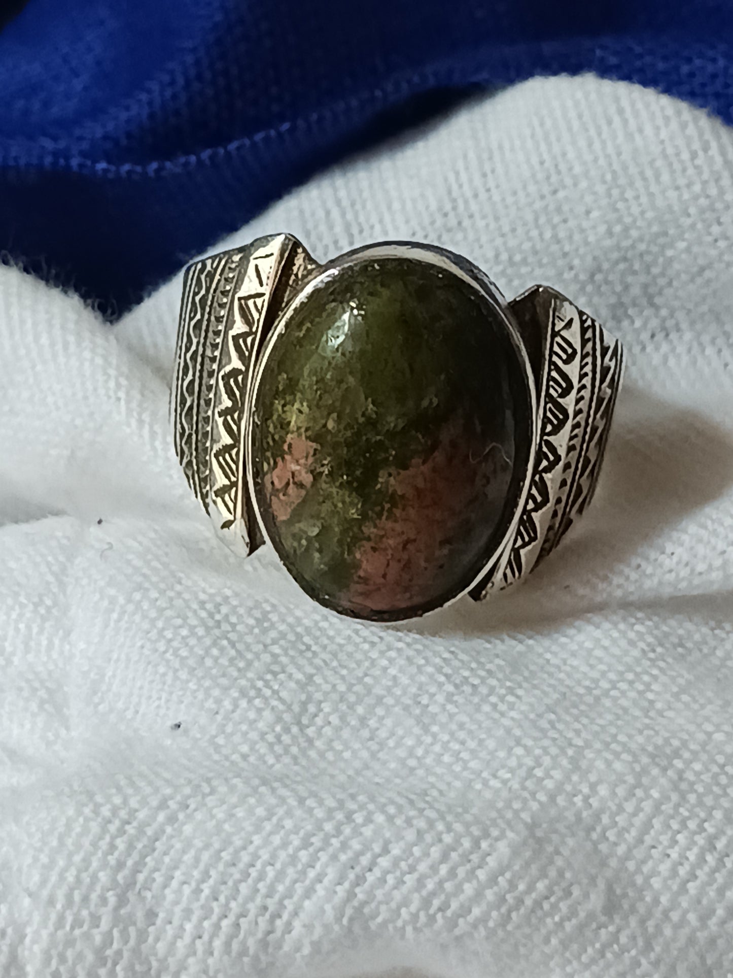 Bague touareg en argent massif