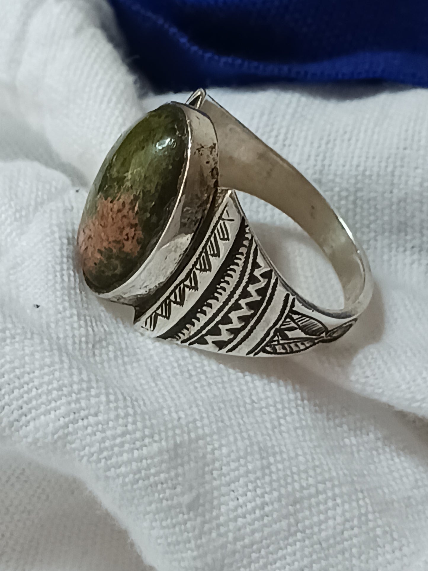 Bague touareg en argent massif