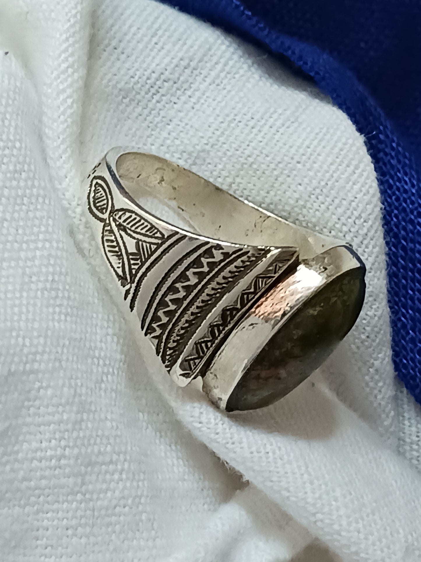 Bague touareg en argent massif