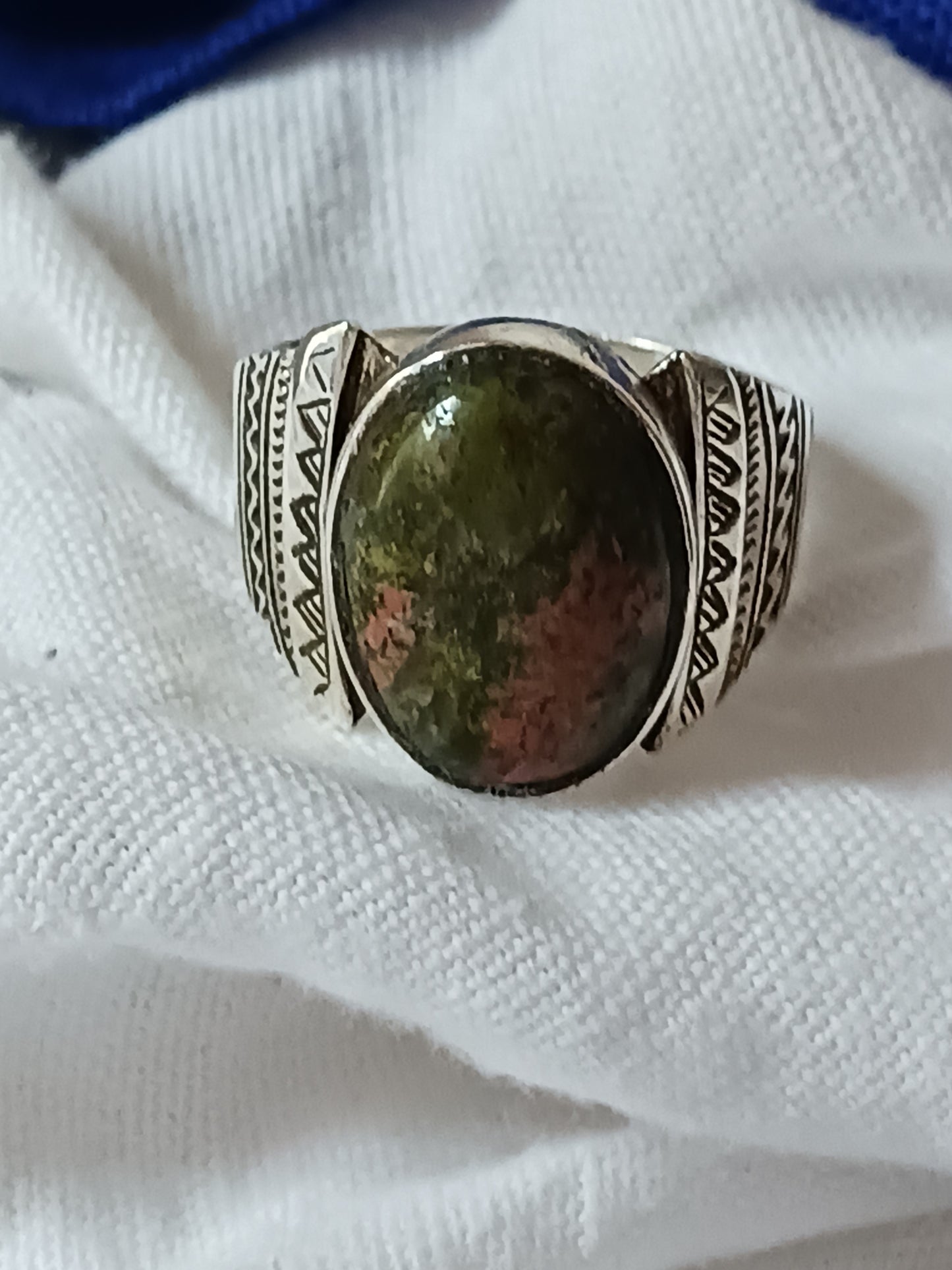 Bague touareg en argent massif