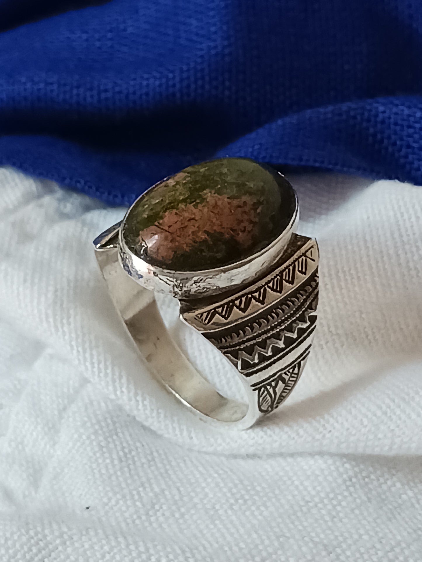Bague touareg en argent massif