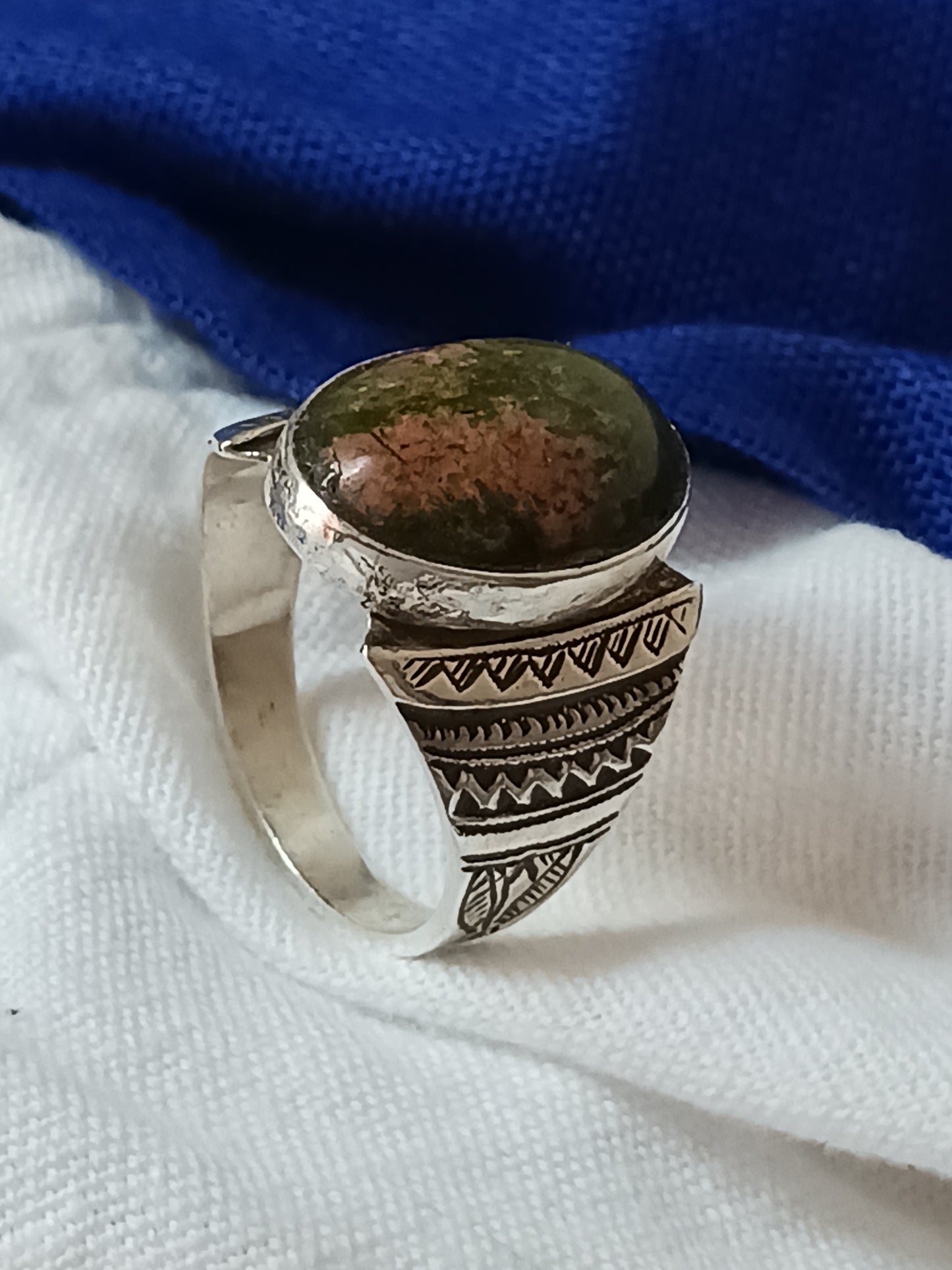 Bague touareg en argent massif