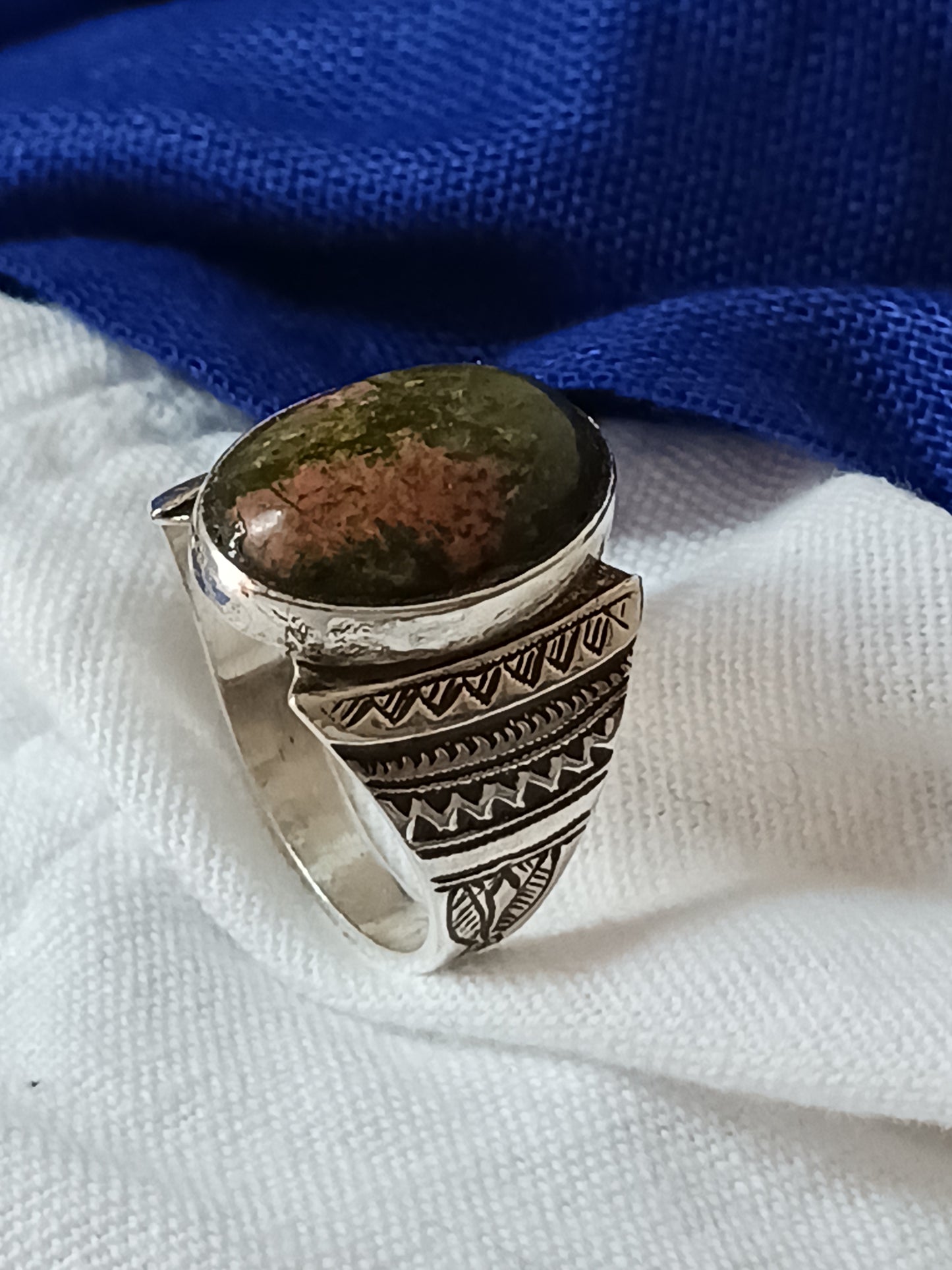 Bague touareg en argent massif