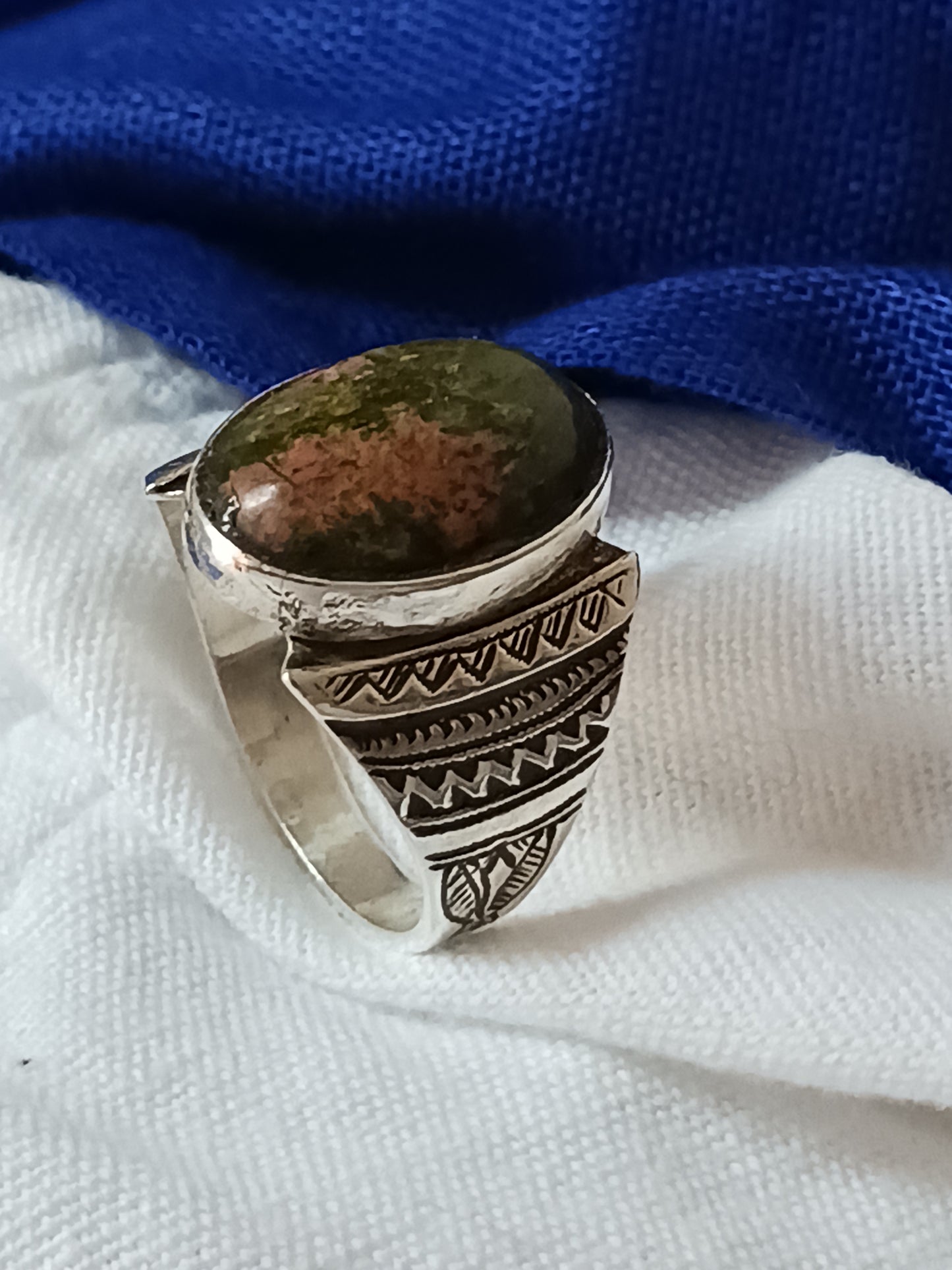 Bague touareg en argent massif