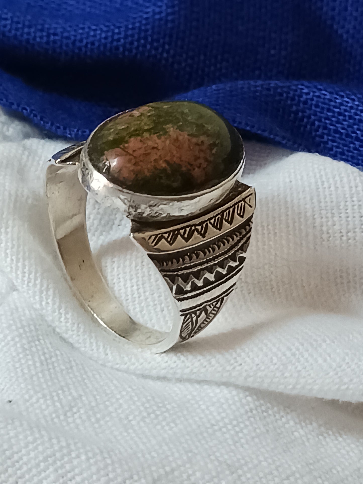 Bague touareg en argent massif