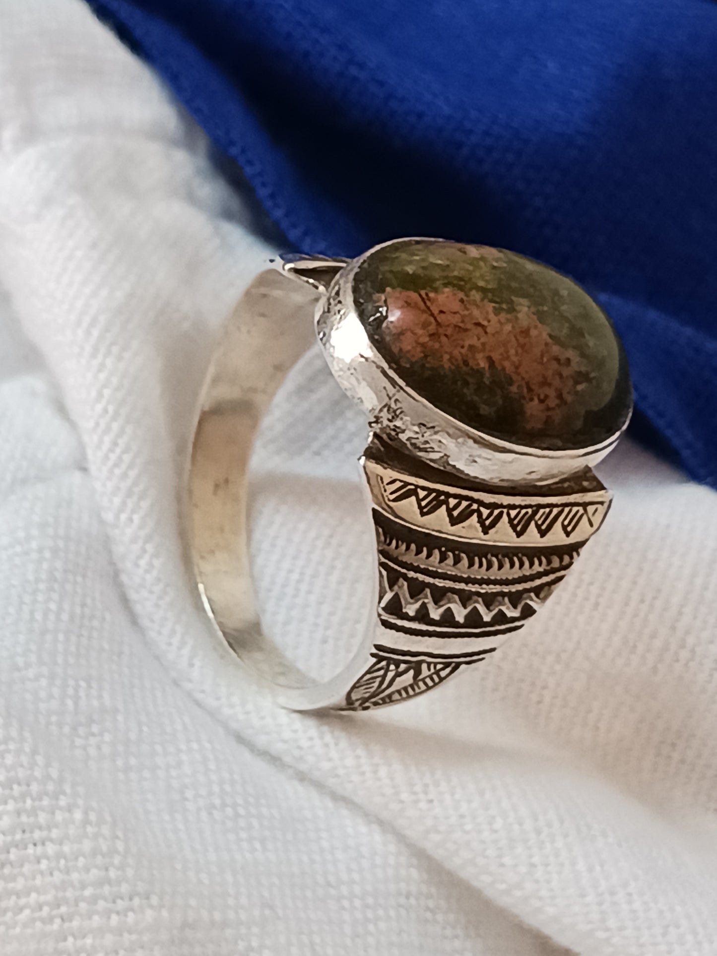 Bague touareg en argent massif