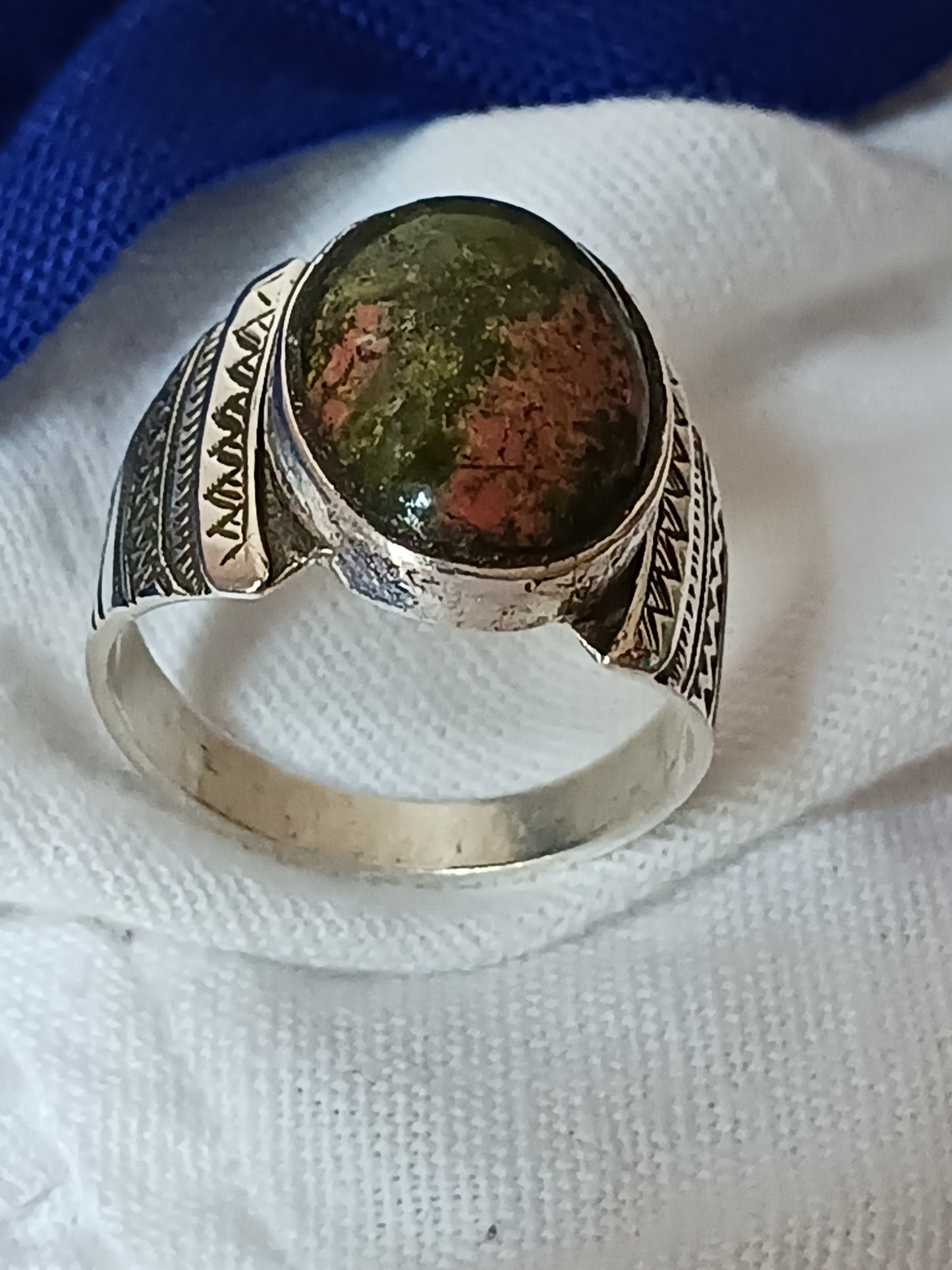 Bague touareg en argent massif
