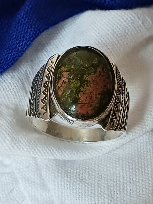 Bague touareg en argent massif