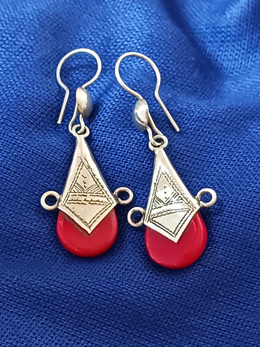 Boucles d'oreilles touarègue