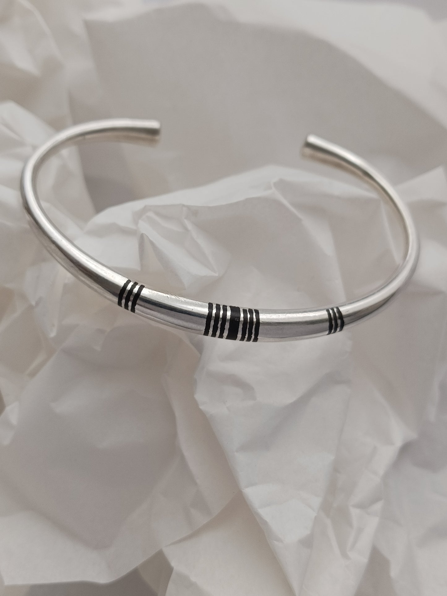 Bracelet en argent massif