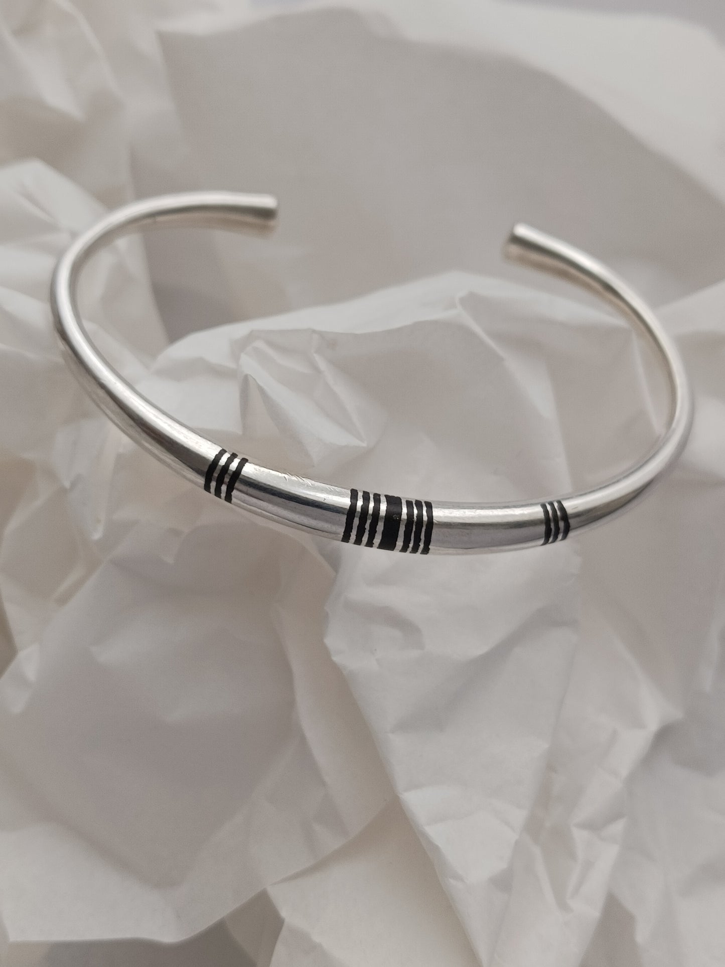 Bracelet en argent massif