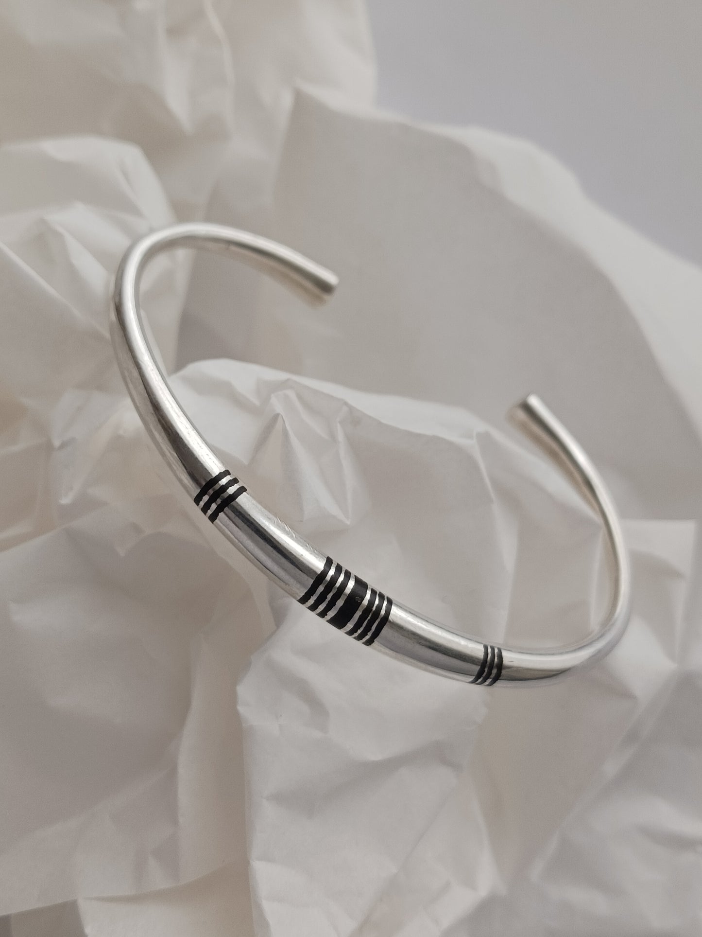 Bracelet en argent massif