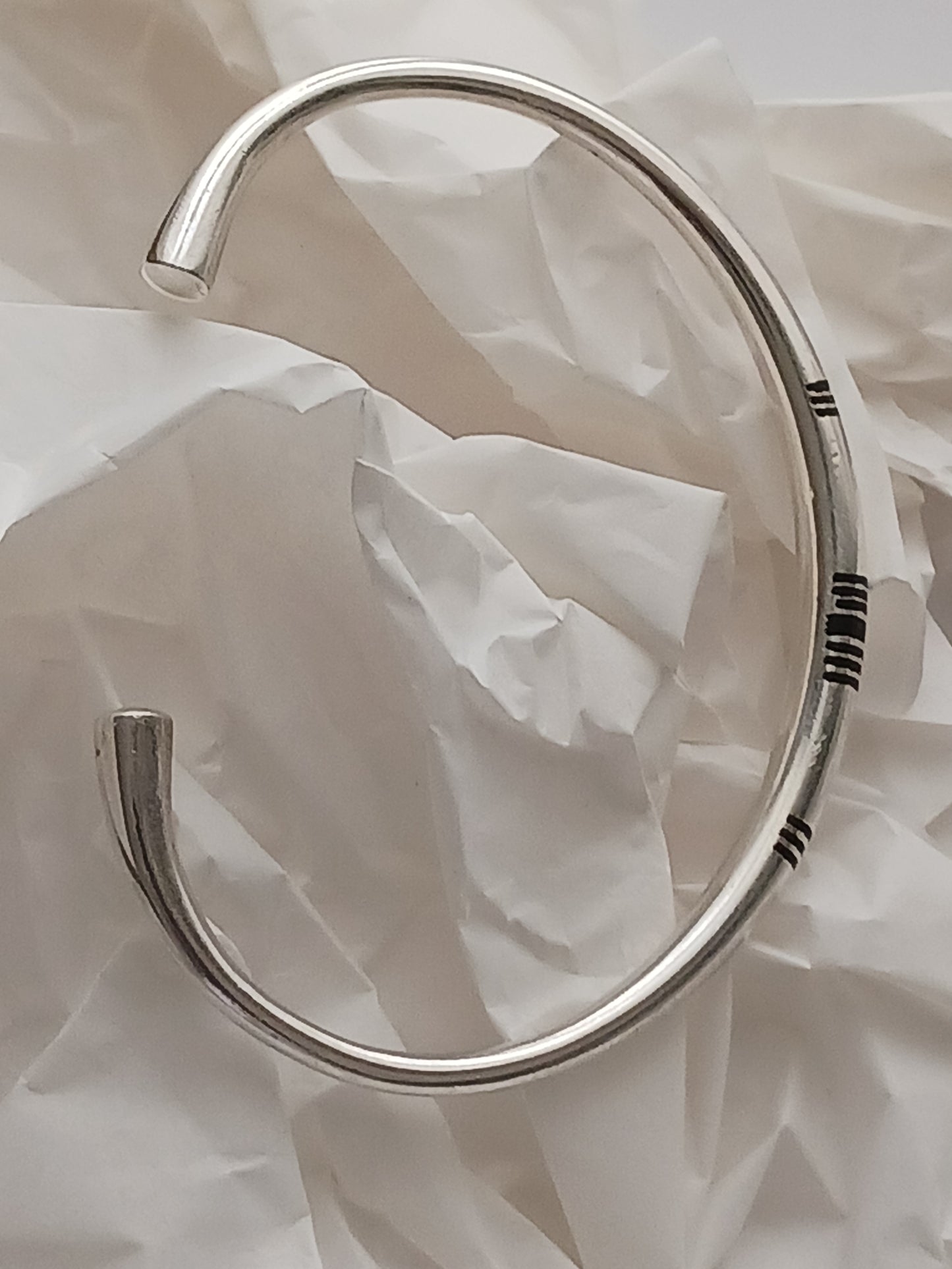 Bracelet en argent massif