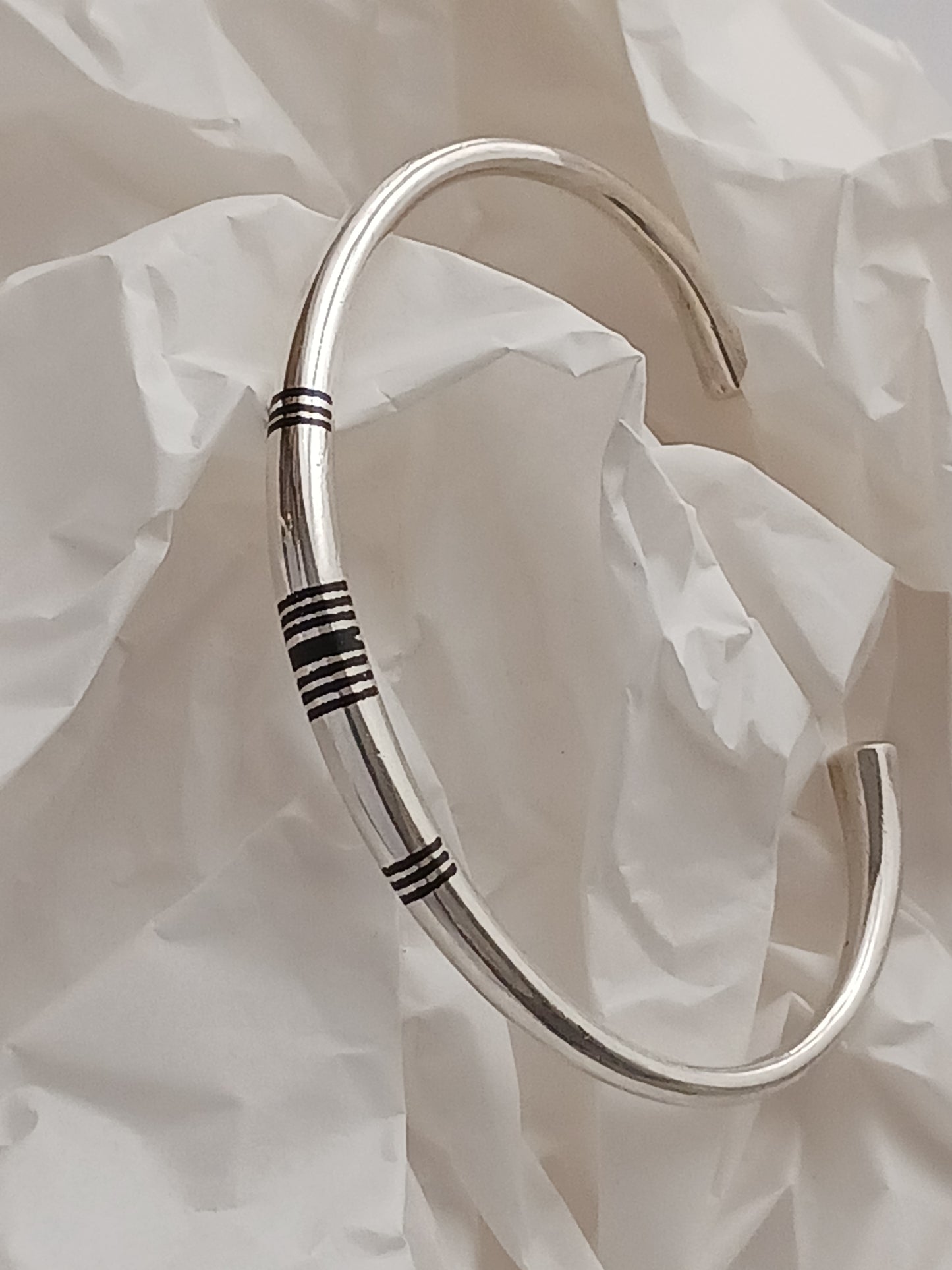 Bracelet en argent massif