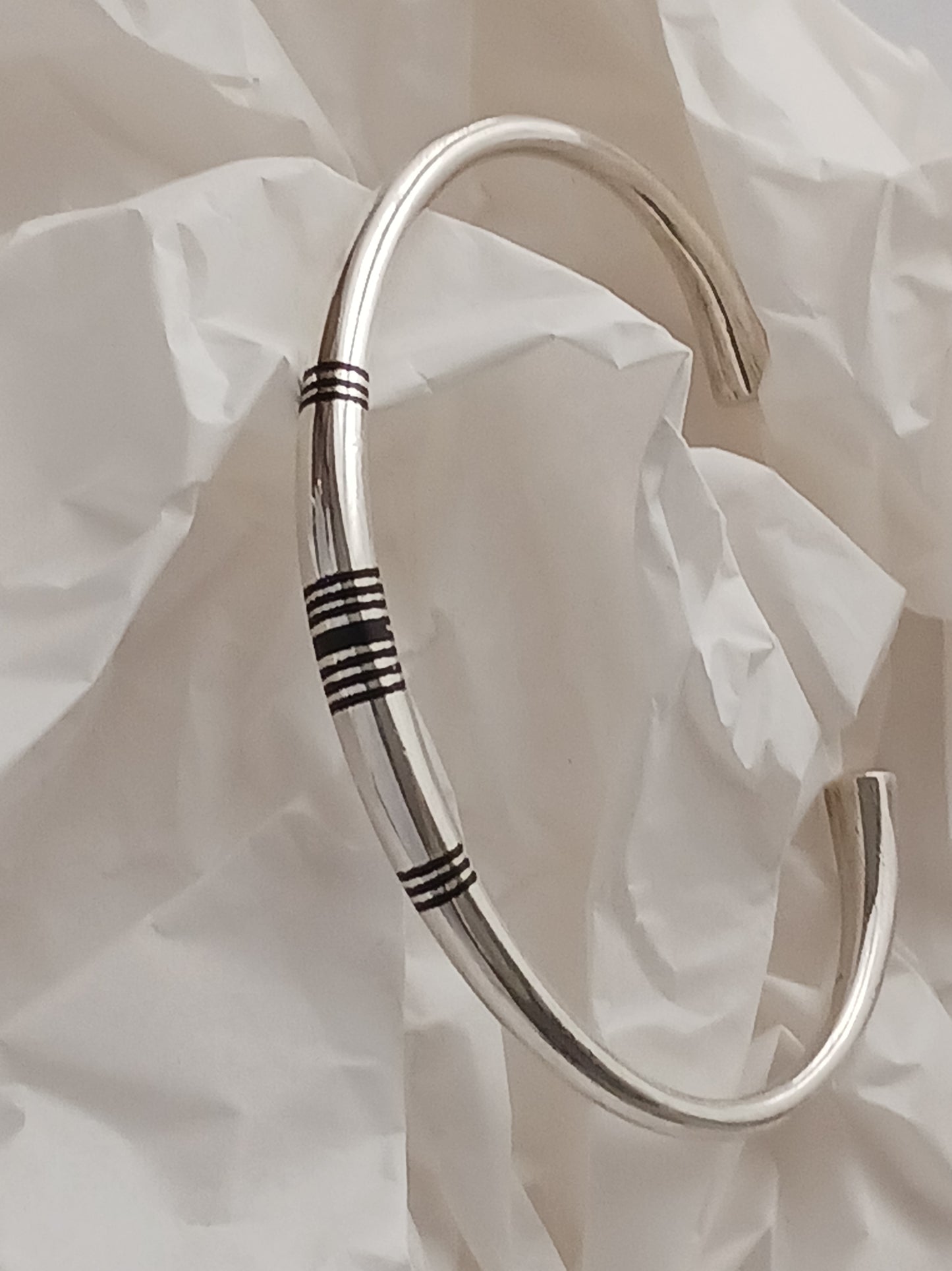 Bracelet en argent massif