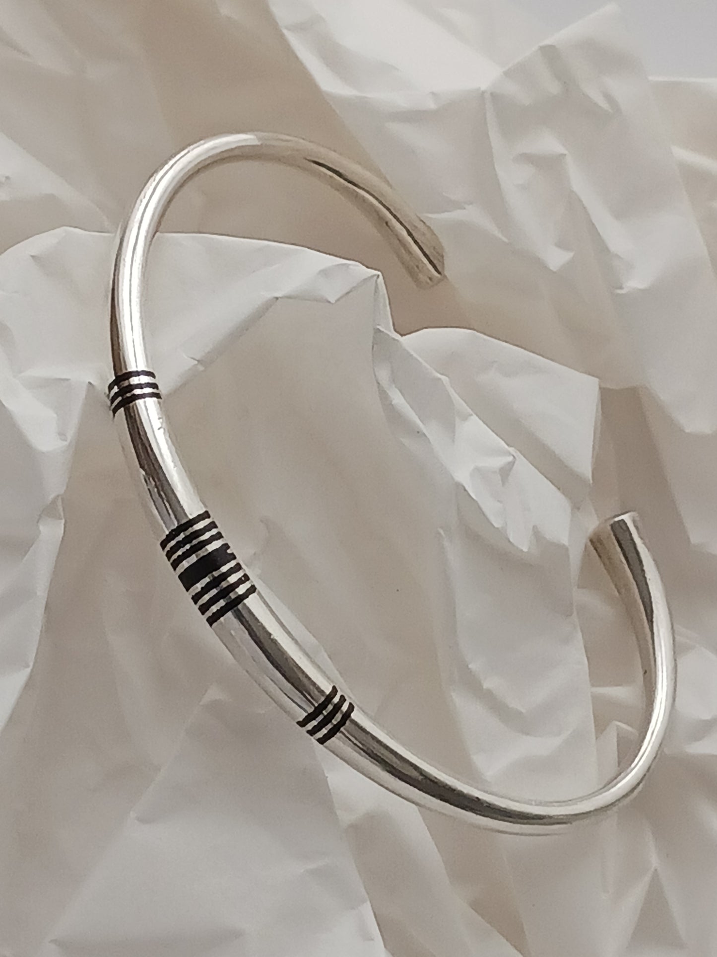 Bracelet en argent massif