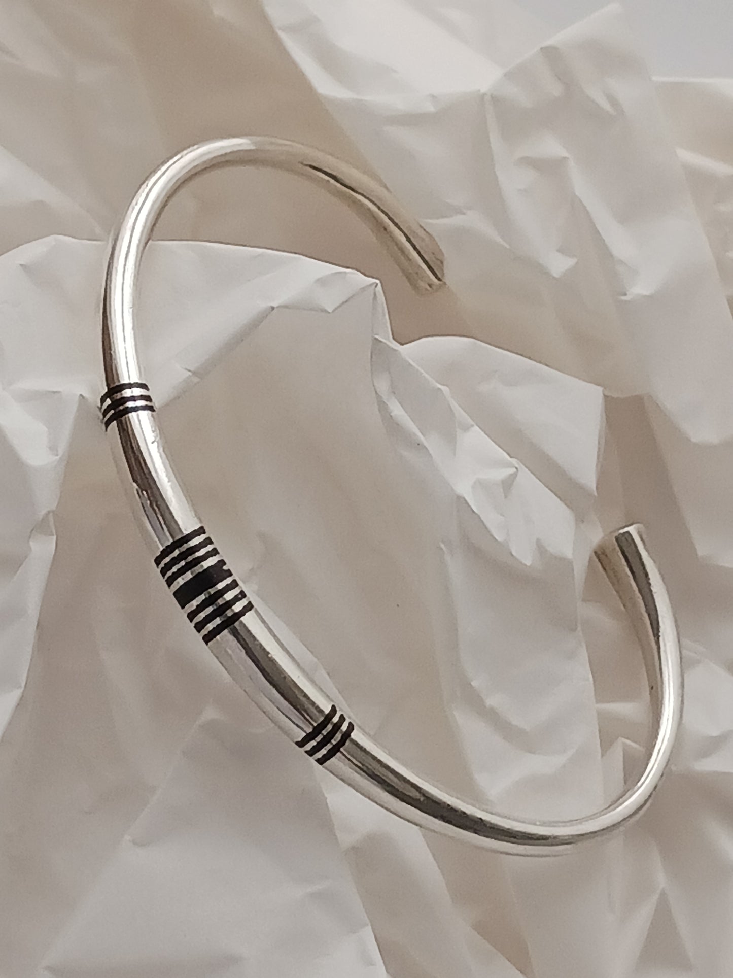 Bracelet en argent massif