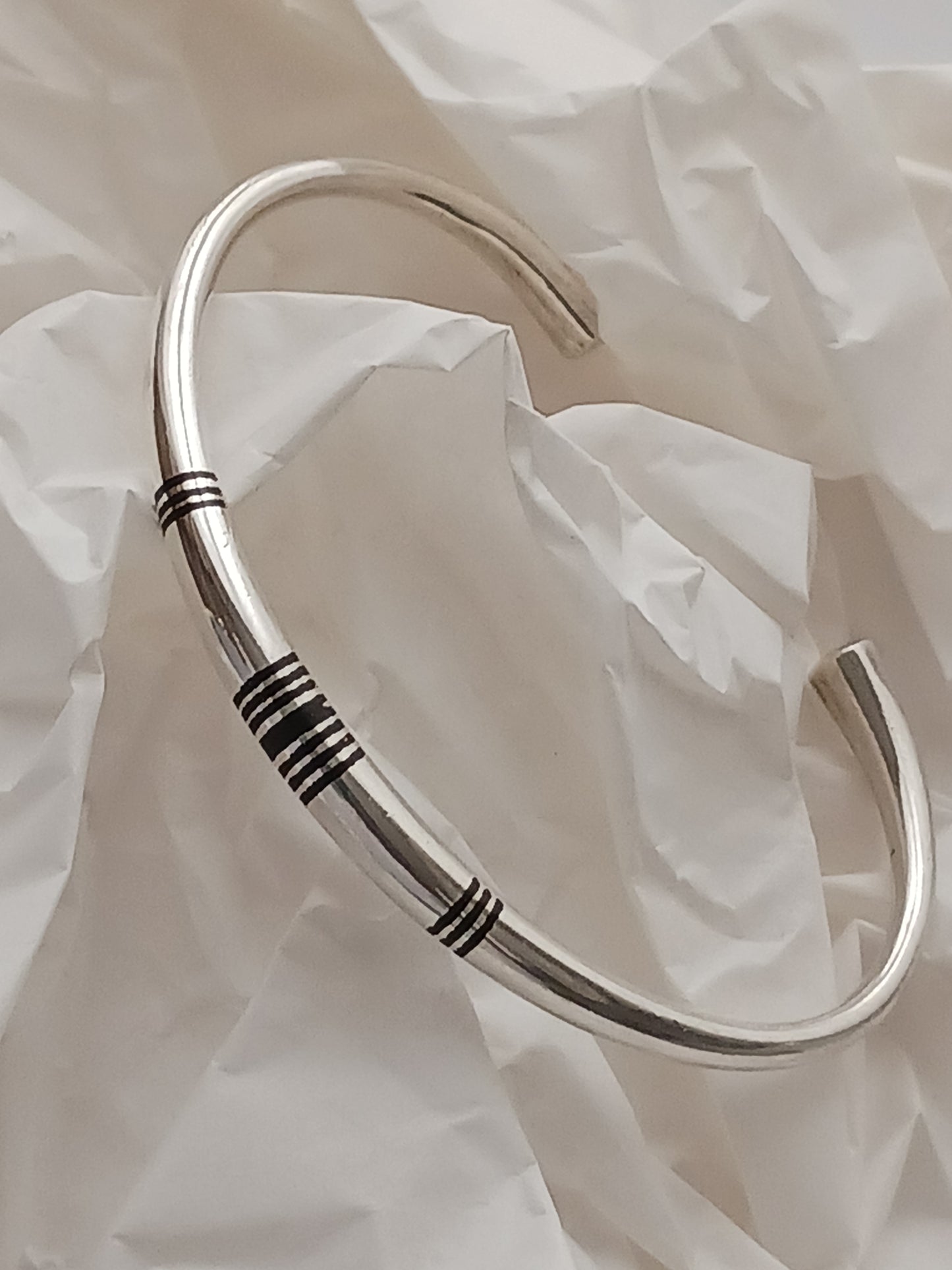 Bracelet en argent massif