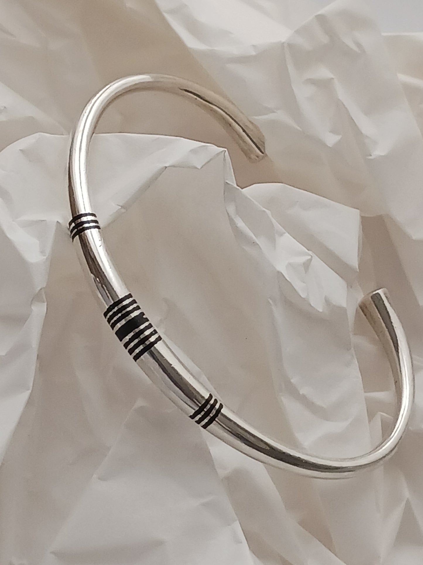 Bracelet en argent massif