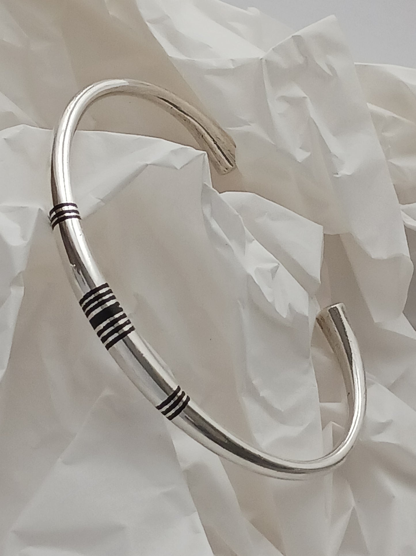 Bracelet en argent massif