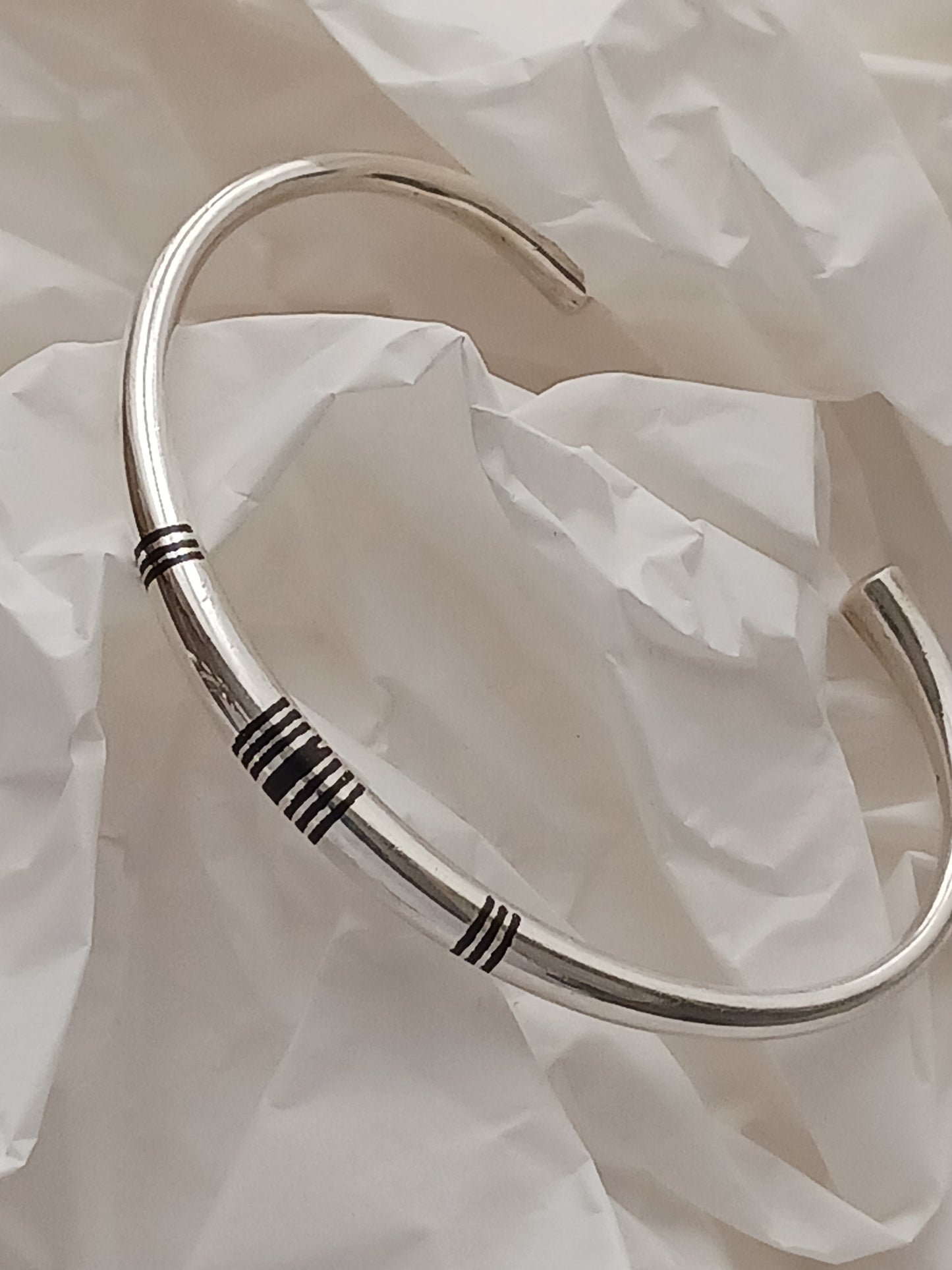 Bracelet en argent massif