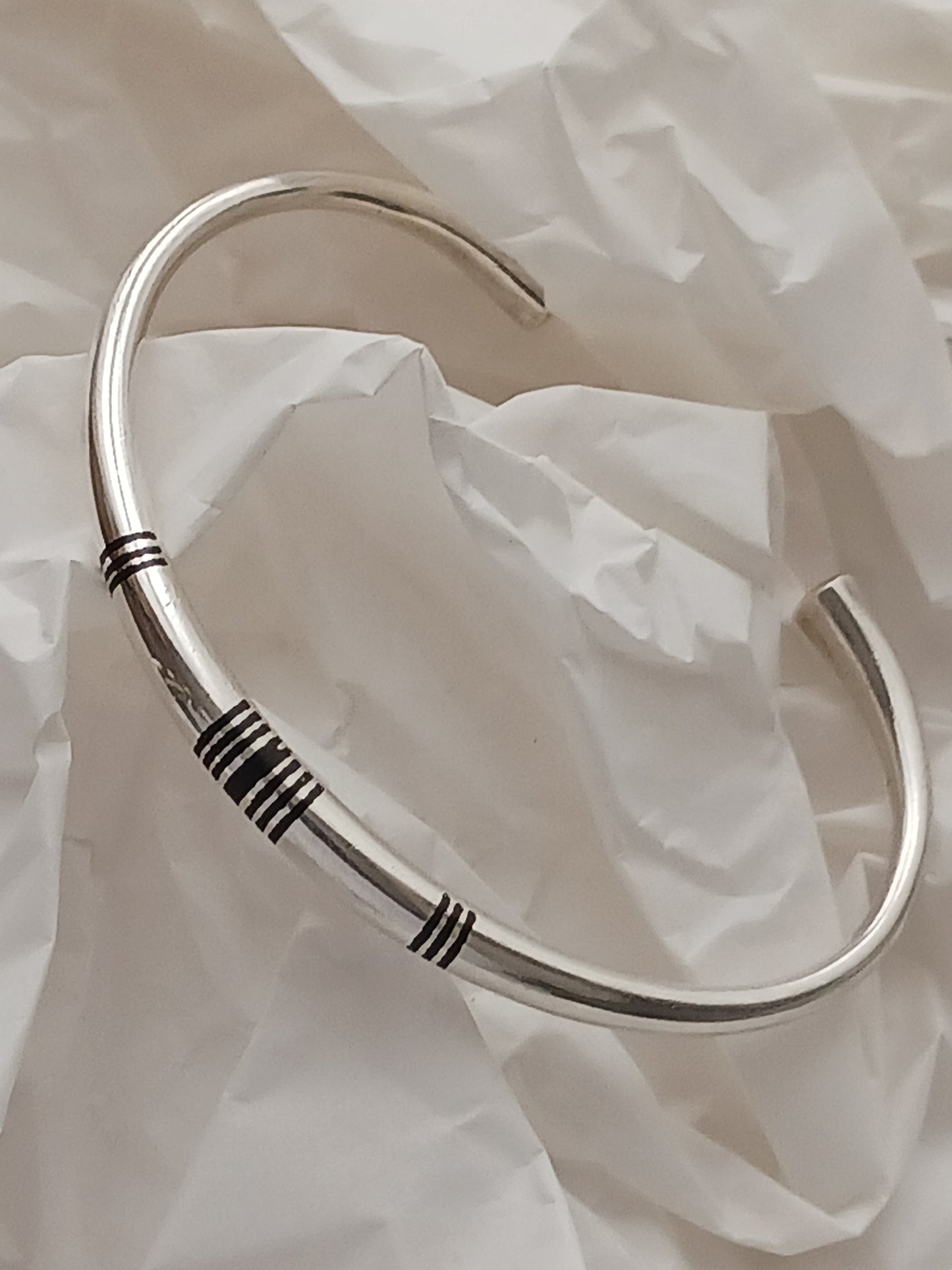 Bracelet en argent massif