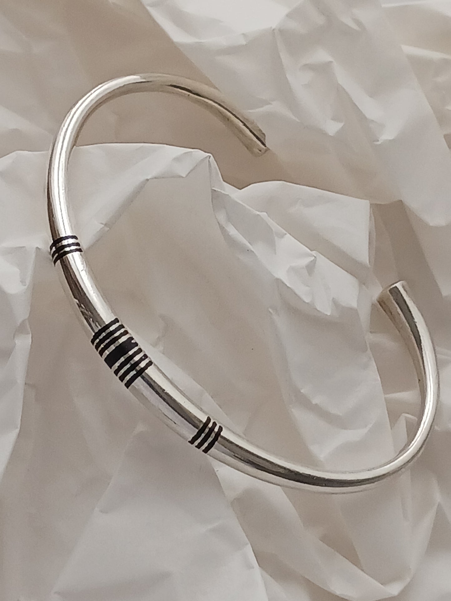 Bracelet en argent massif