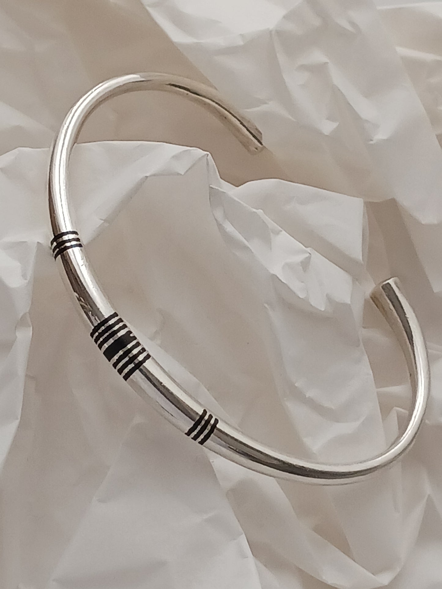Bracelet en argent massif