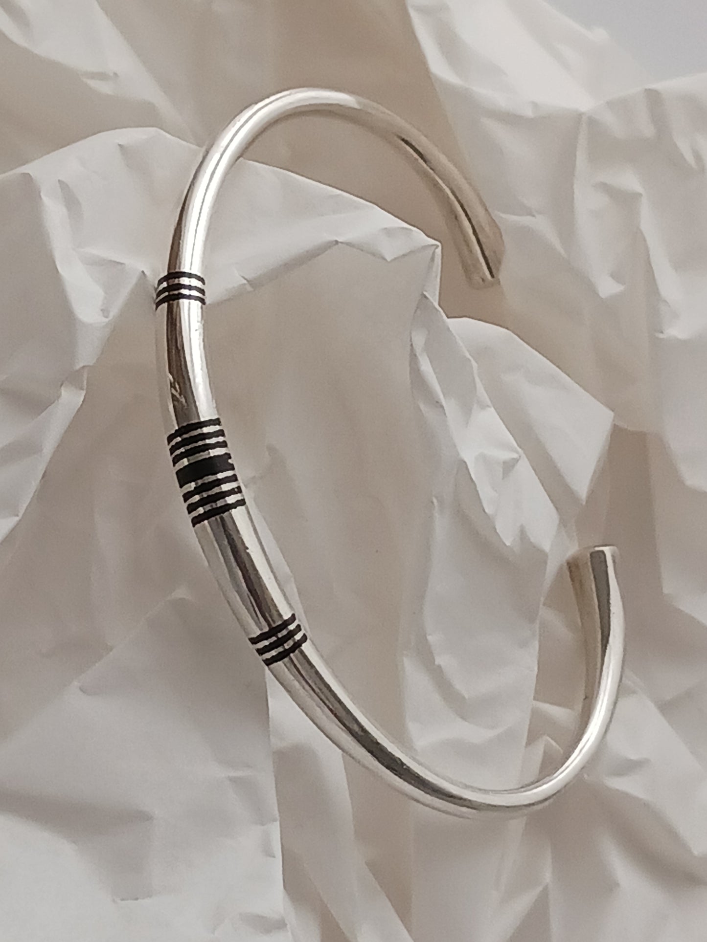 Bracelet en argent massif