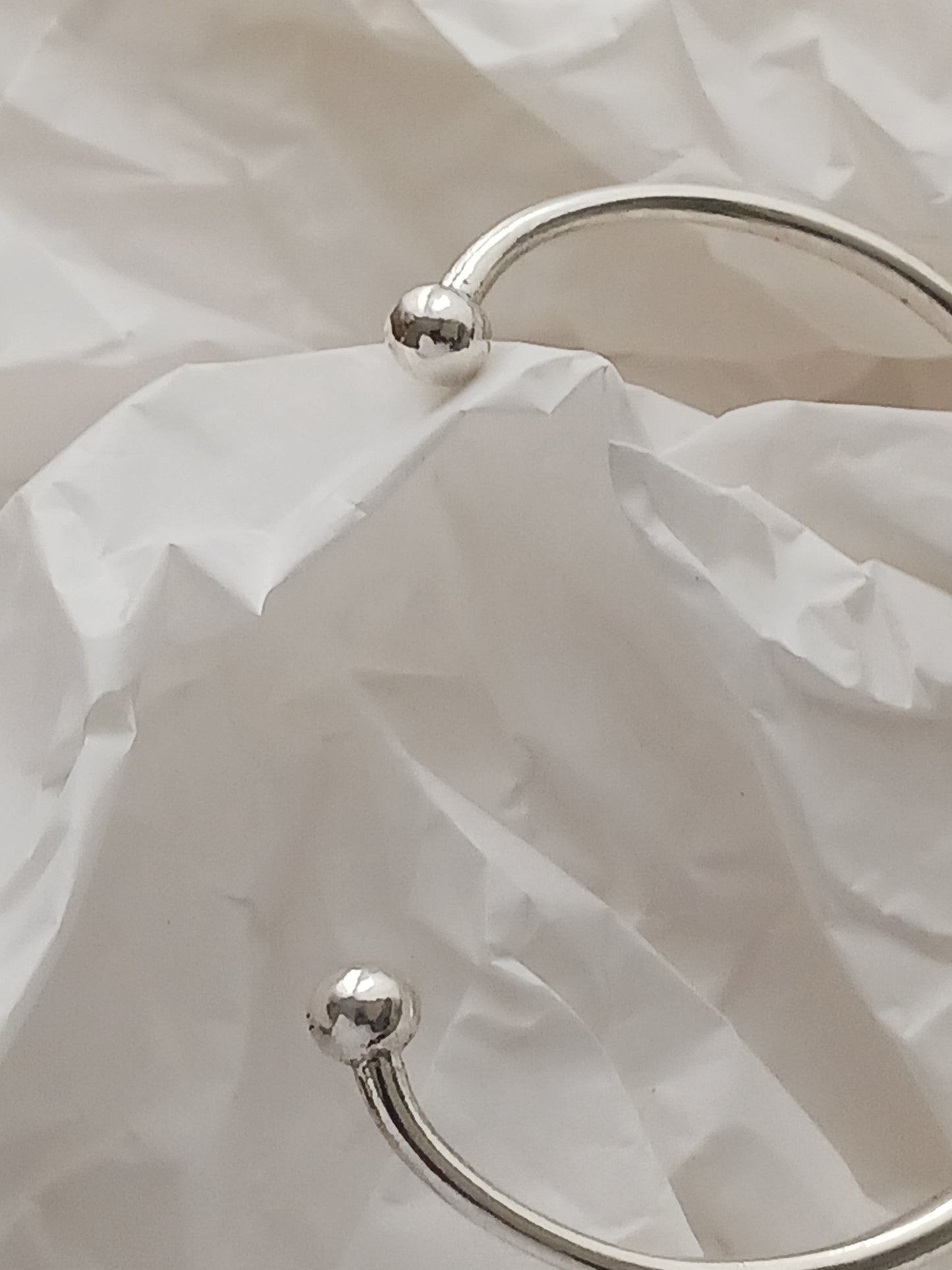 Bracelet en argent massif