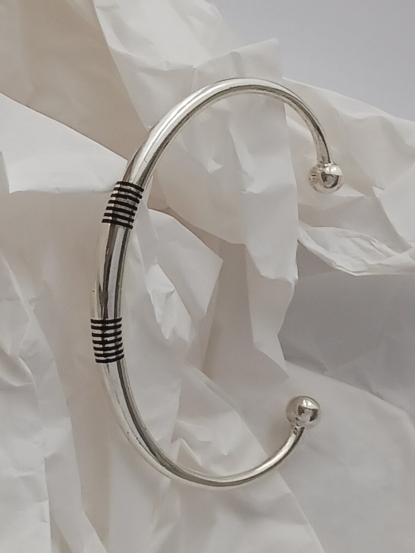 Bracelet en argent massif