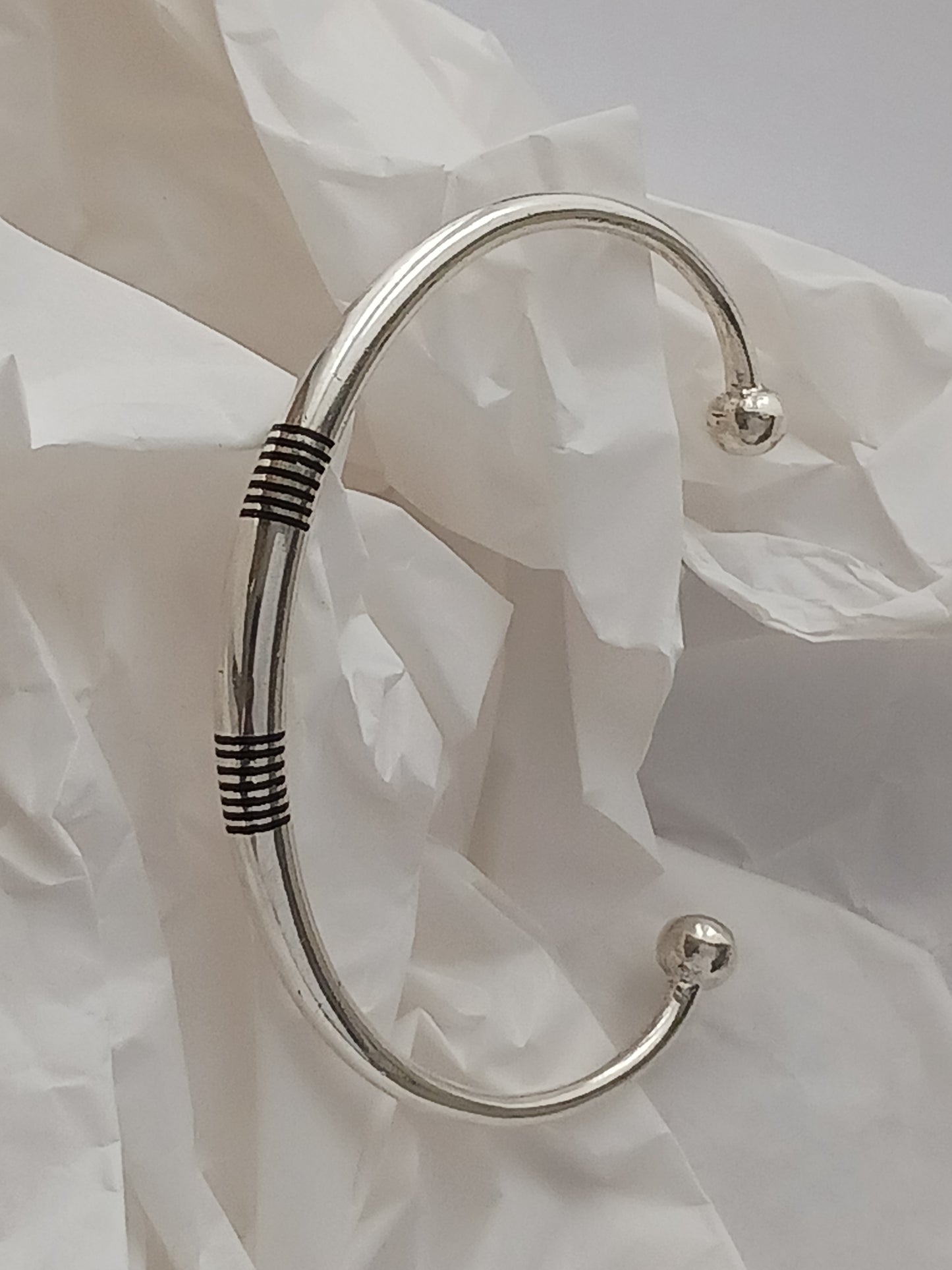 Bracelet en argent massif