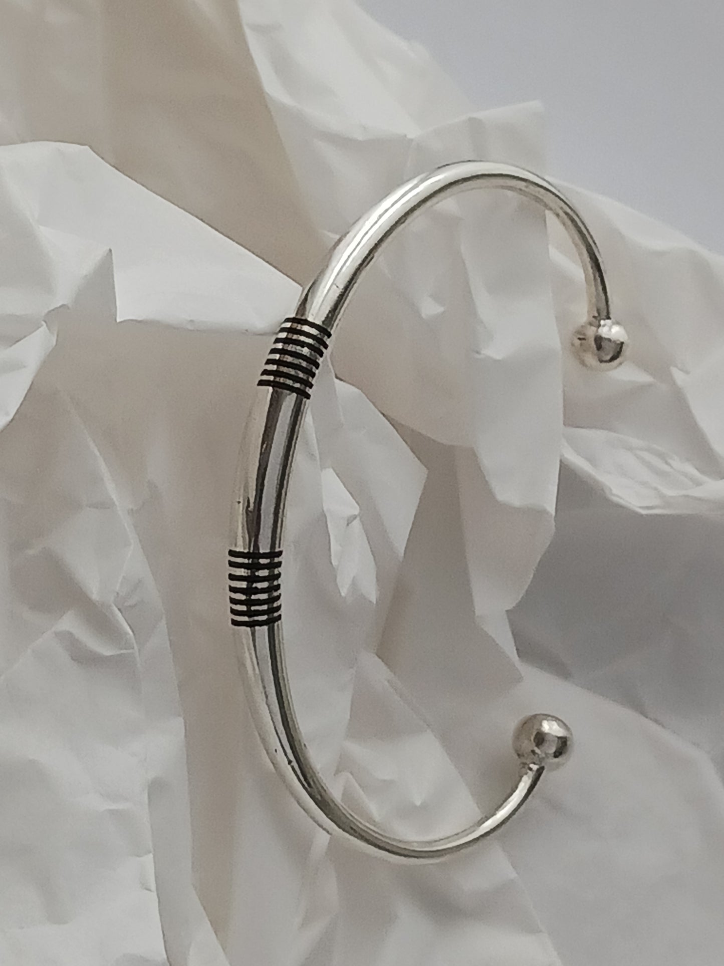 Bracelet en argent massif