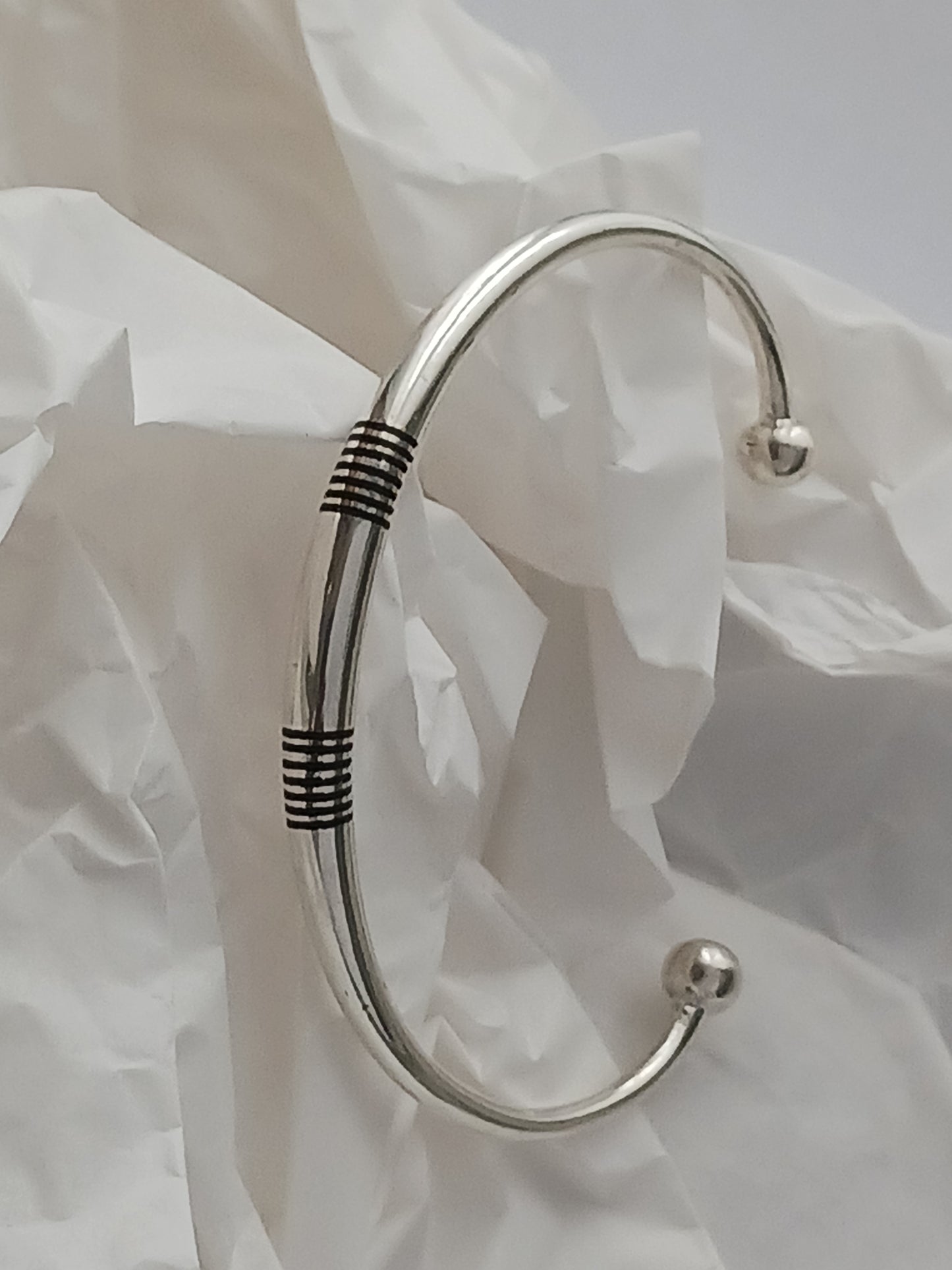 Bracelet en argent massif
