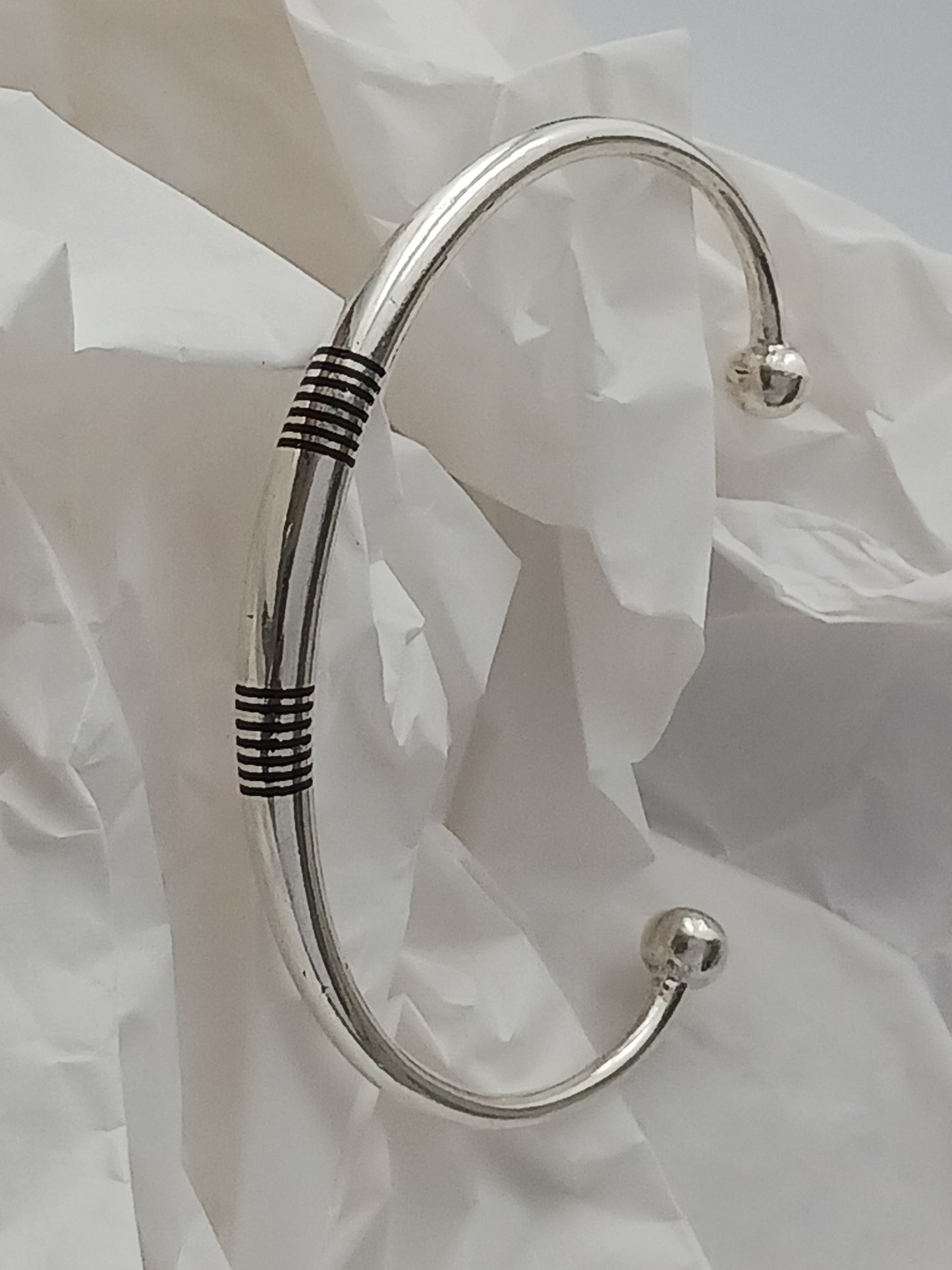 Bracelet en argent massif