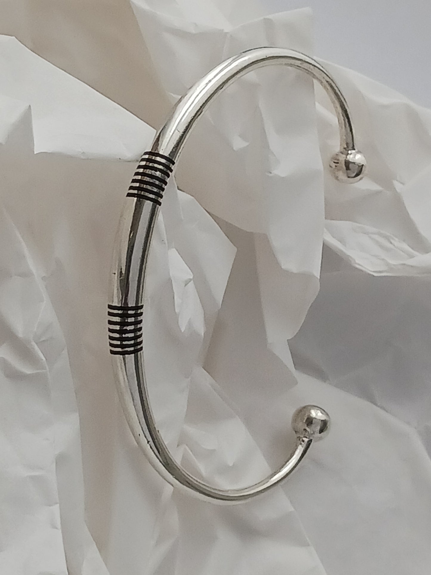 Bracelet en argent massif