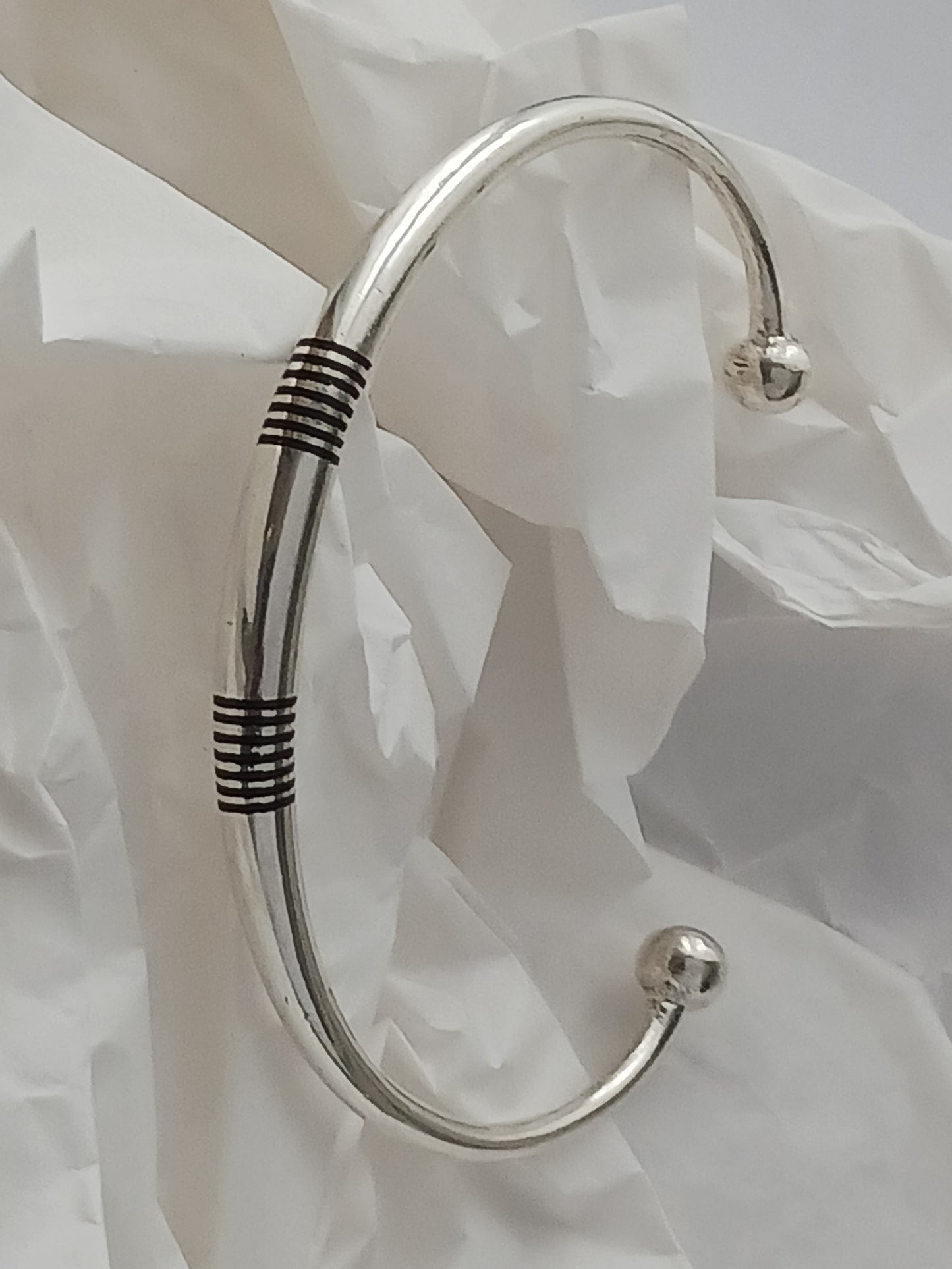 Bracelet en argent massif